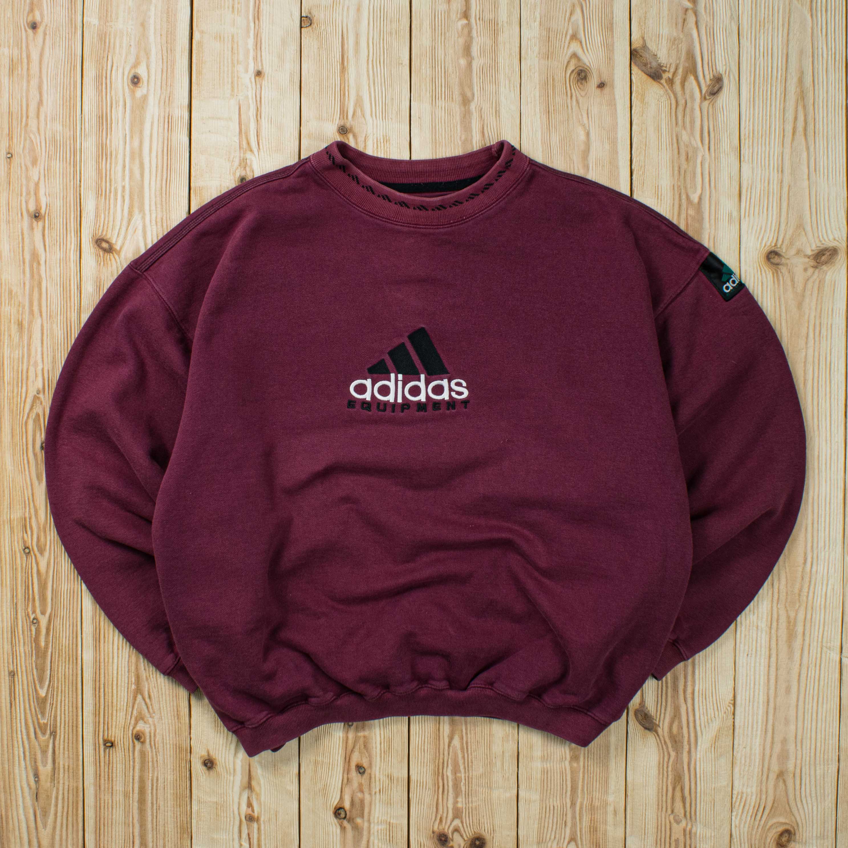 (M) Vintage Adidas Equipment Embroidered Sweatshirt