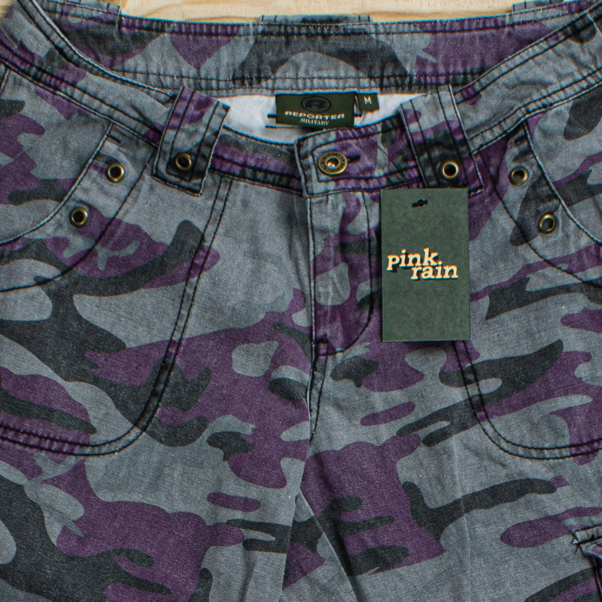 (W32 L34) Vintage Reporter Camo Pants