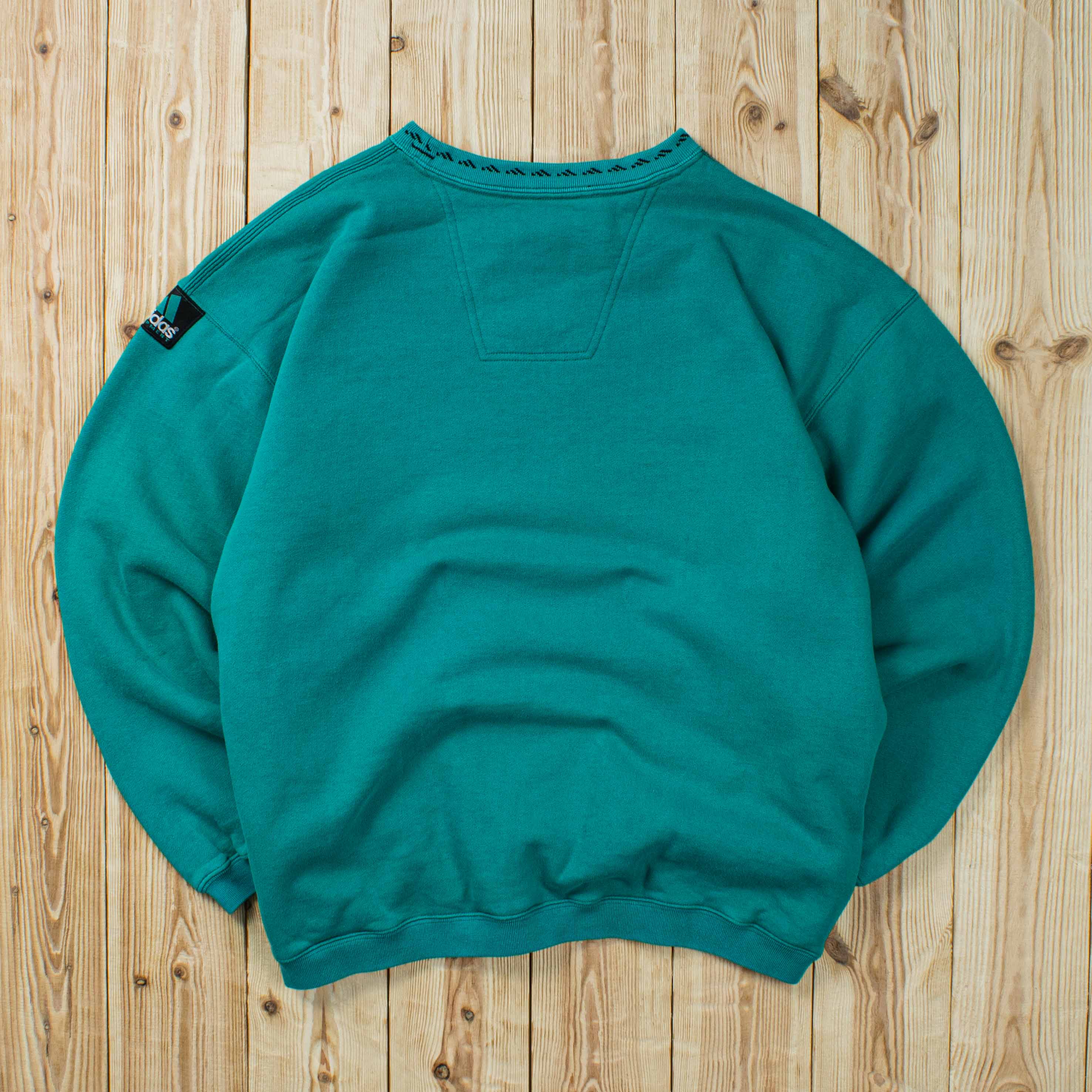 (L) Vintage Adidas Equipment Embroidered Sweatshirt