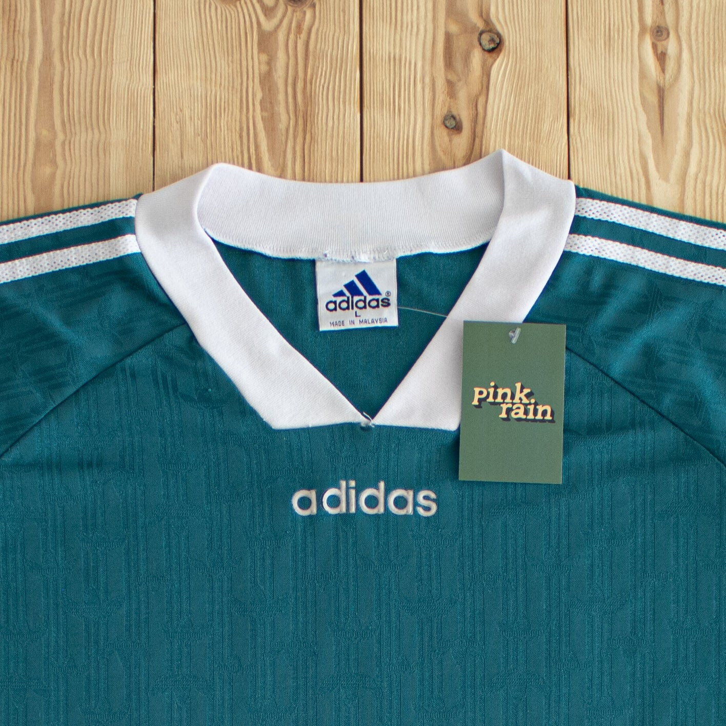 (L/XL) Adidas Vintage T-Shirt Green