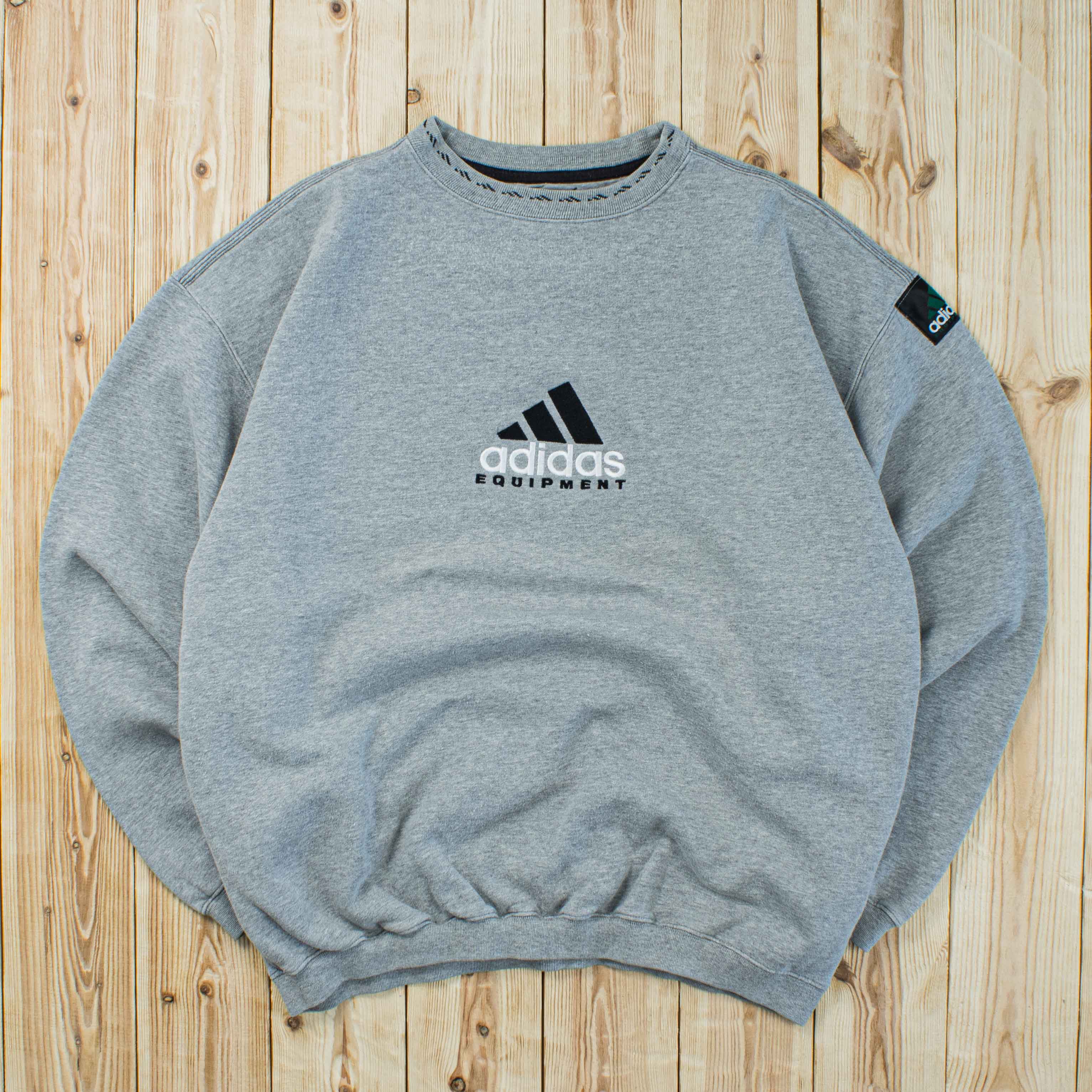 (XL) Vintage Adidas Equipment Embroidered Sweatshirt