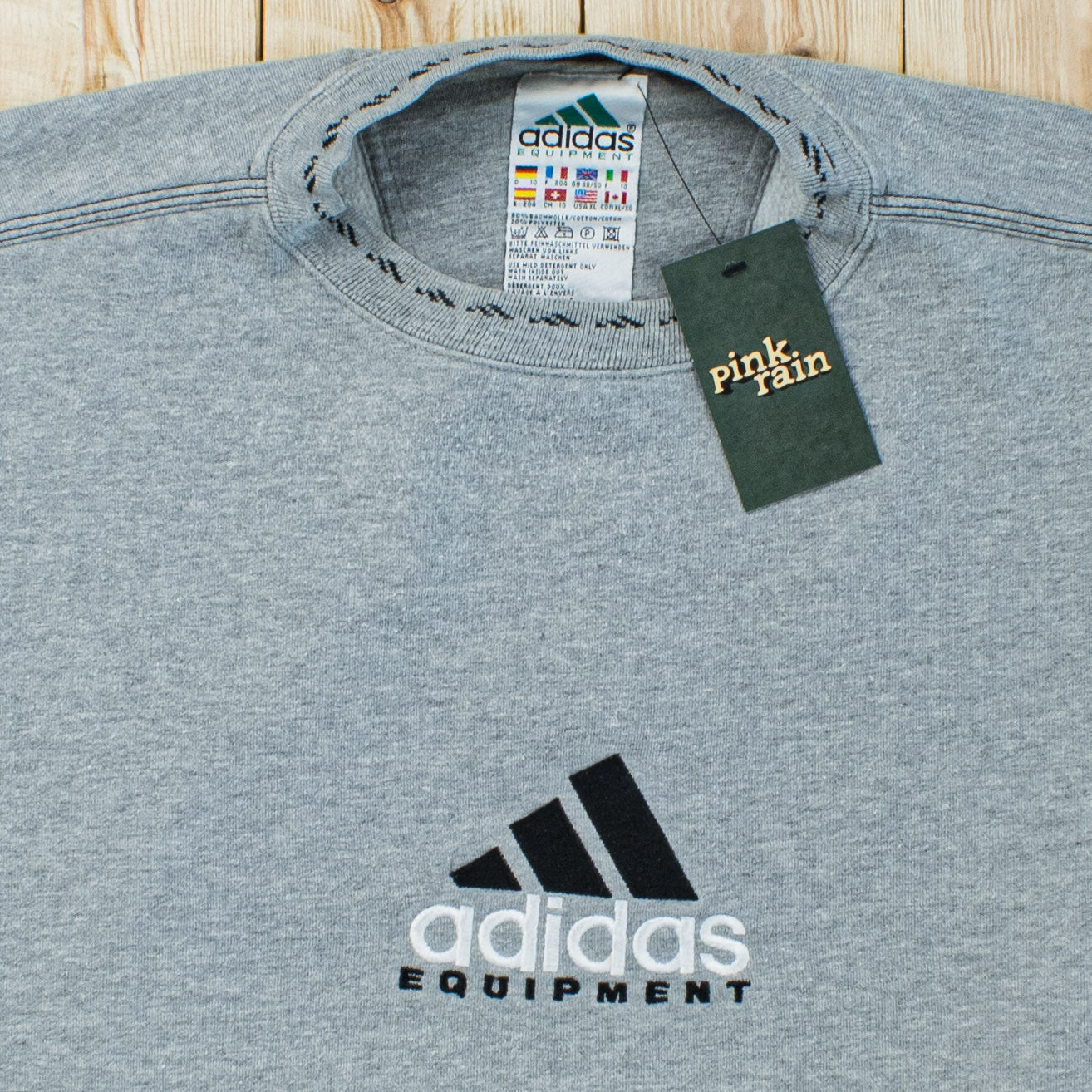 (XL) Vintage Adidas Equipment Embroidered Sweatshirt