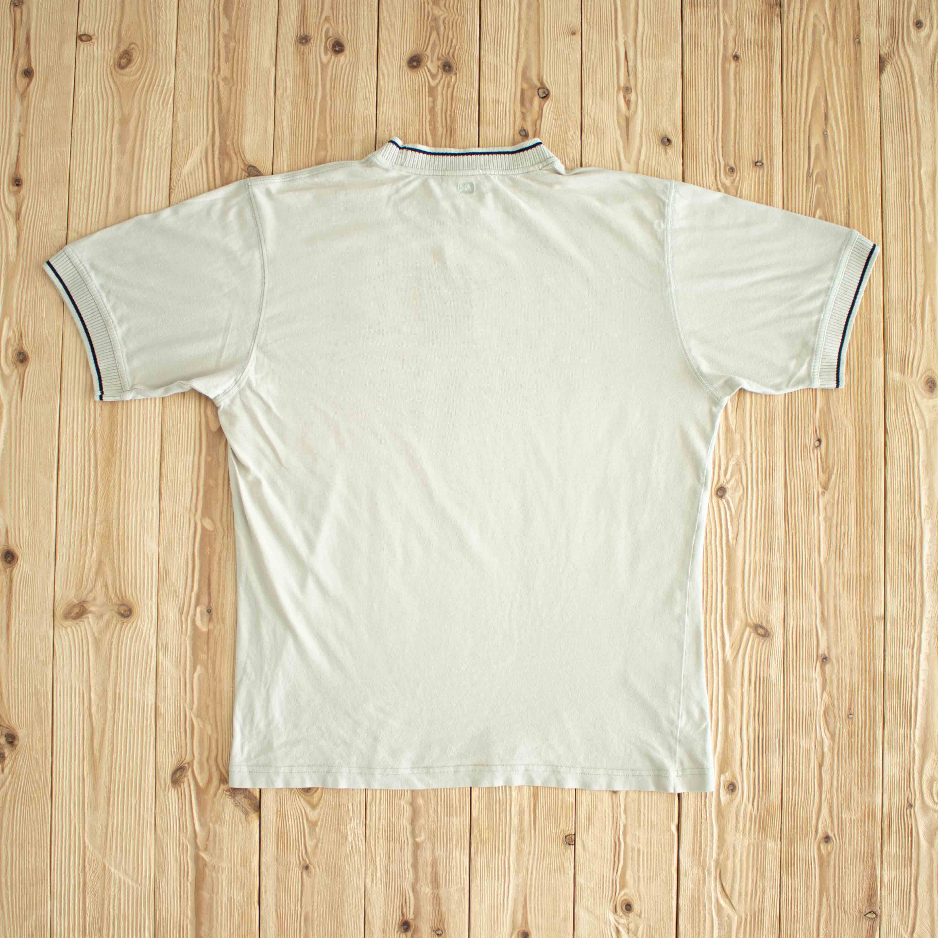 (M) Adidas Vintage Embroidered T-Shirt Beige