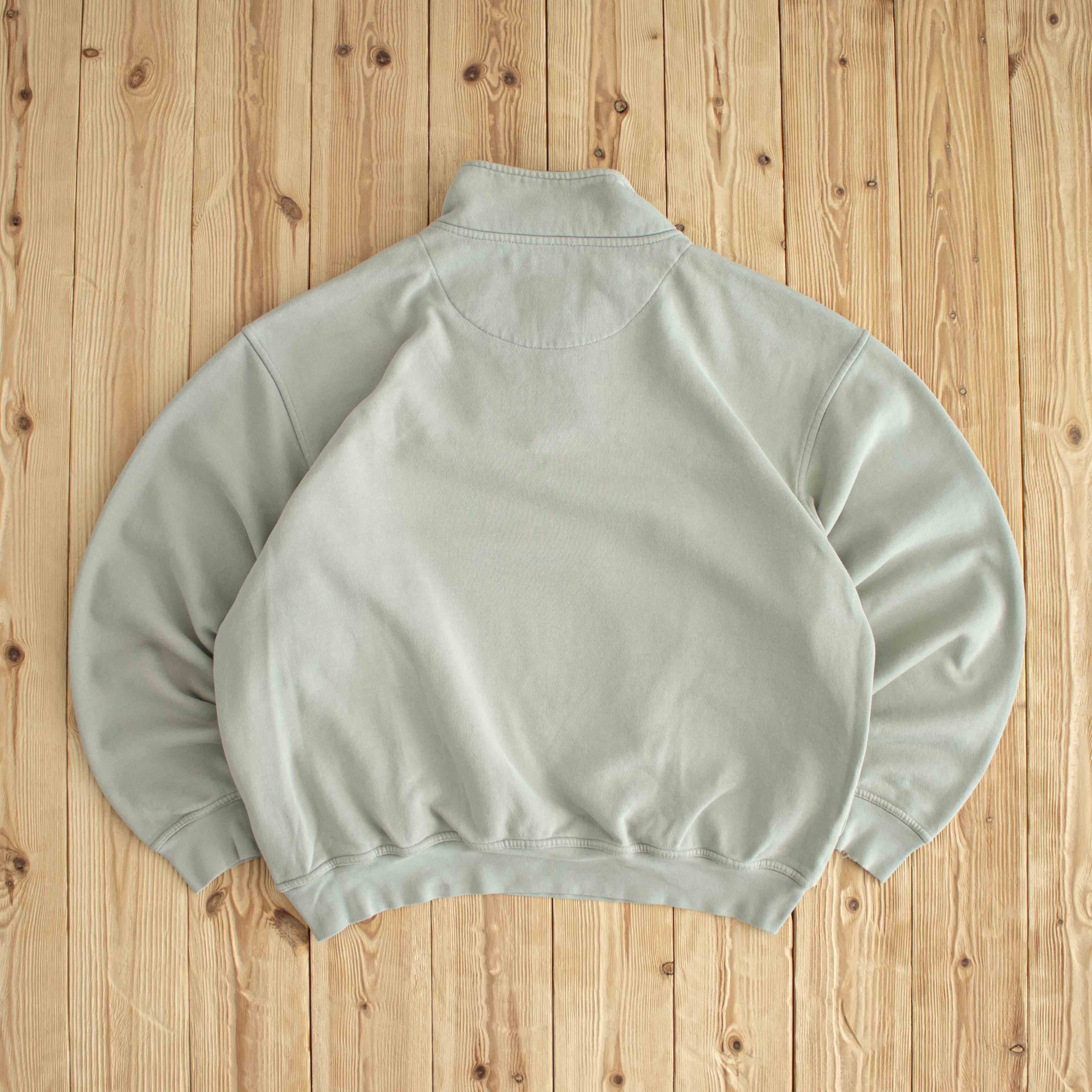 (M/L) Nike Golf Vintage Embroidered Quarter-Zip Beige