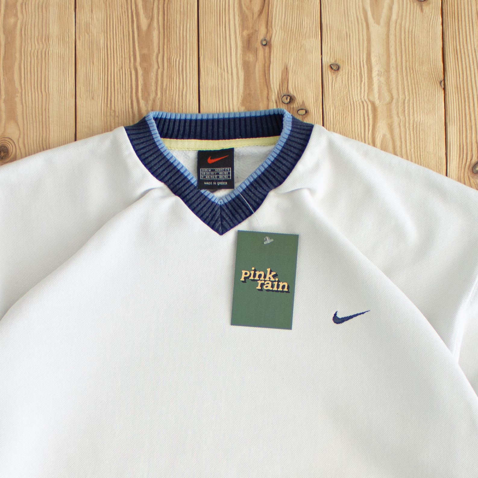 (M) Nike Vintage Essential Embroidered Sweatshirt White