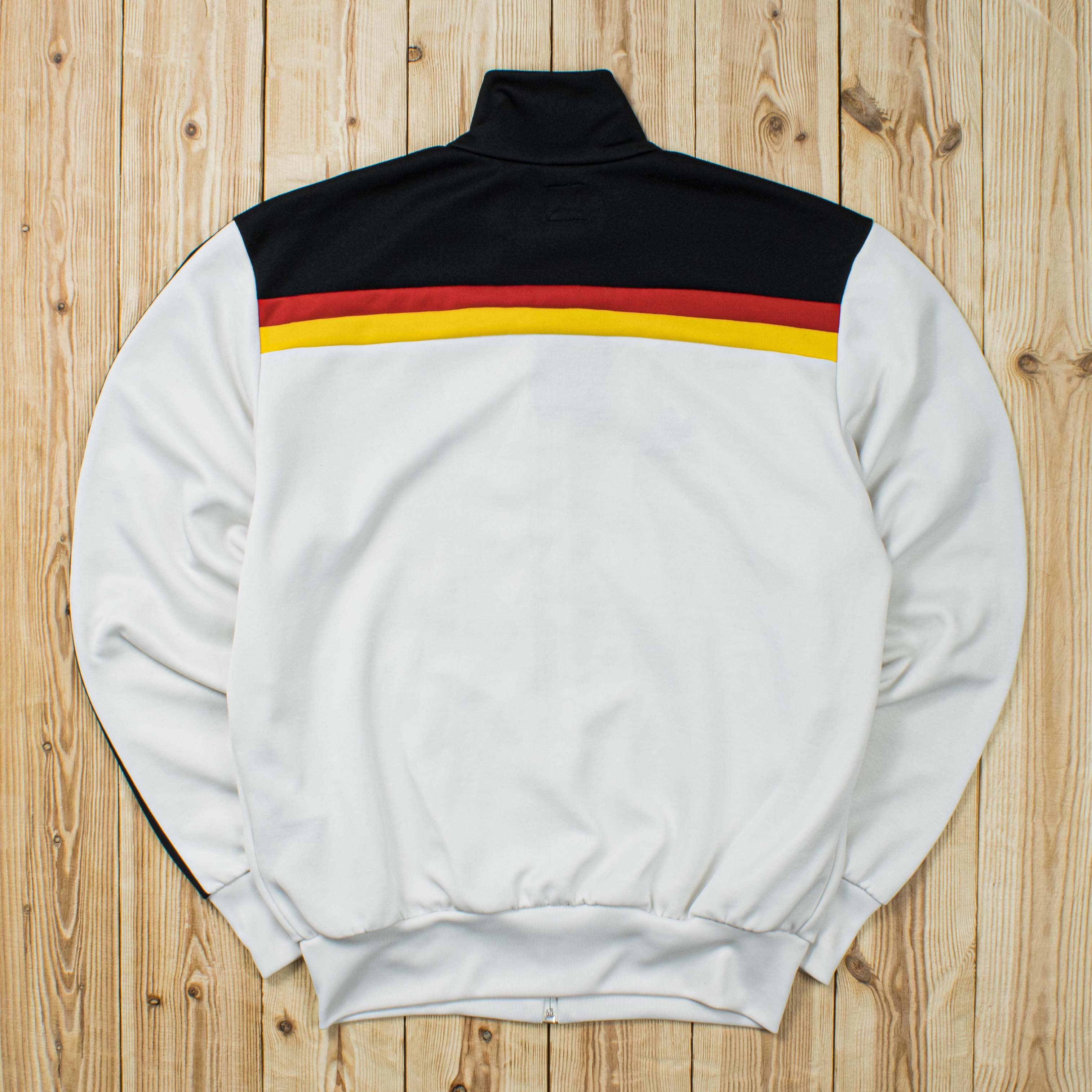 (M) Vintage Adidas Germany Embroidered Full-Zip Sweatshirt