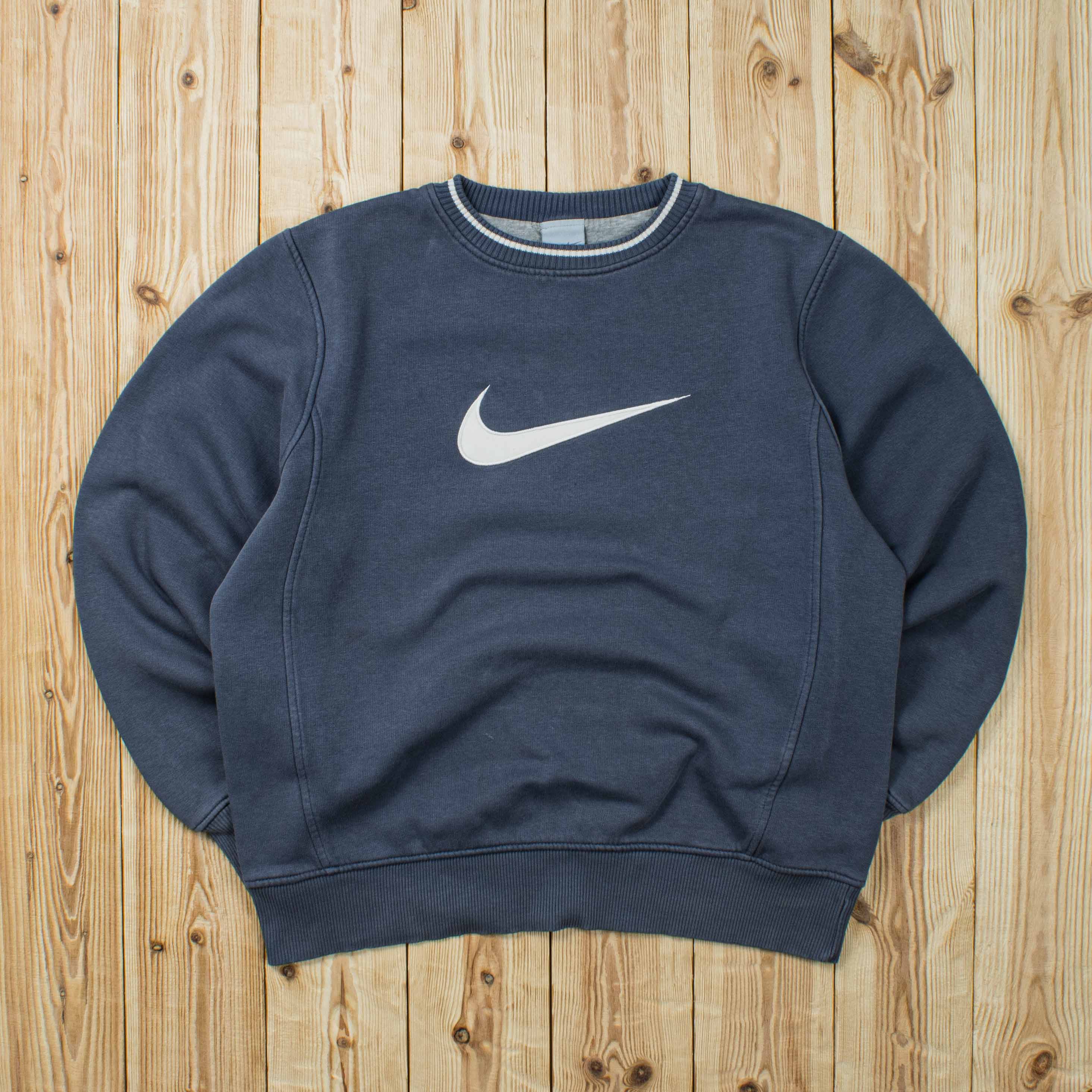 (S) Vintage Nike Swoosh Embroidered Sweatshirt