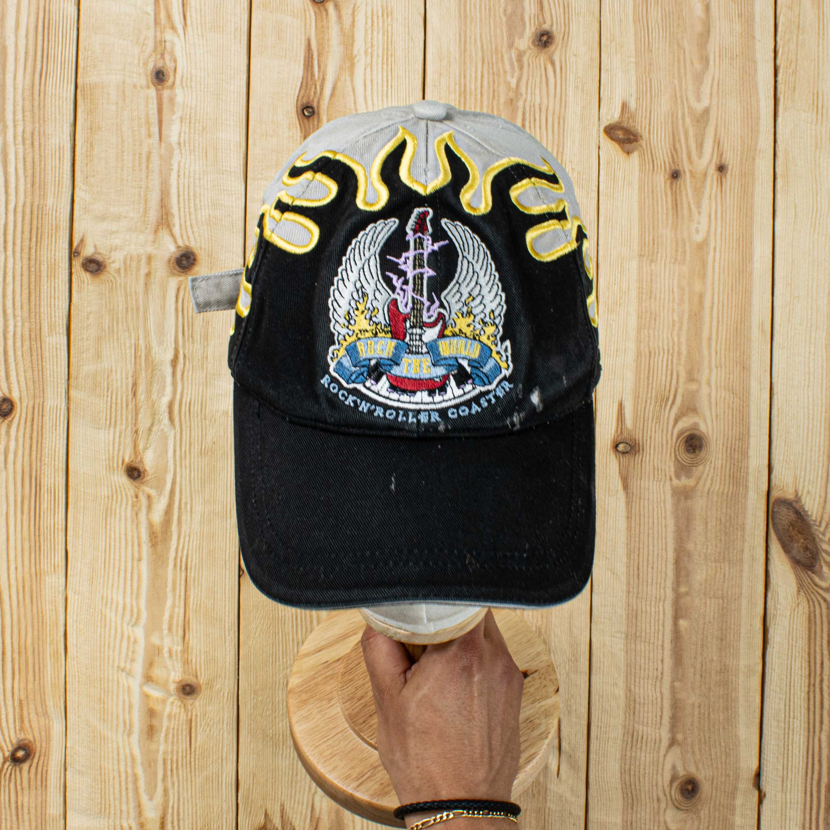 Vintage Rock n' Roller Coaster Embroidered Cap