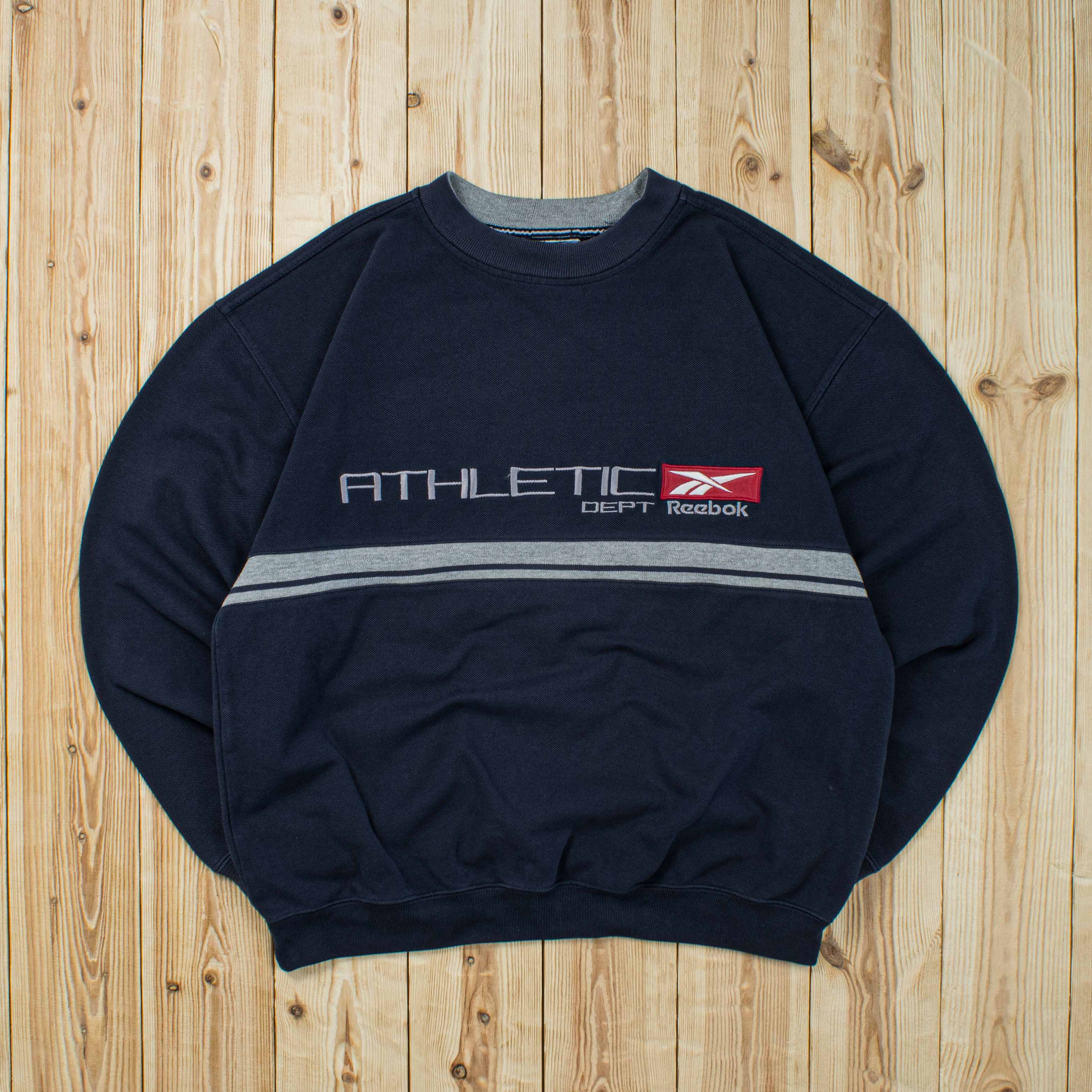 (M) Vintage Reebok Athletic Embroidered Sweatshirt
