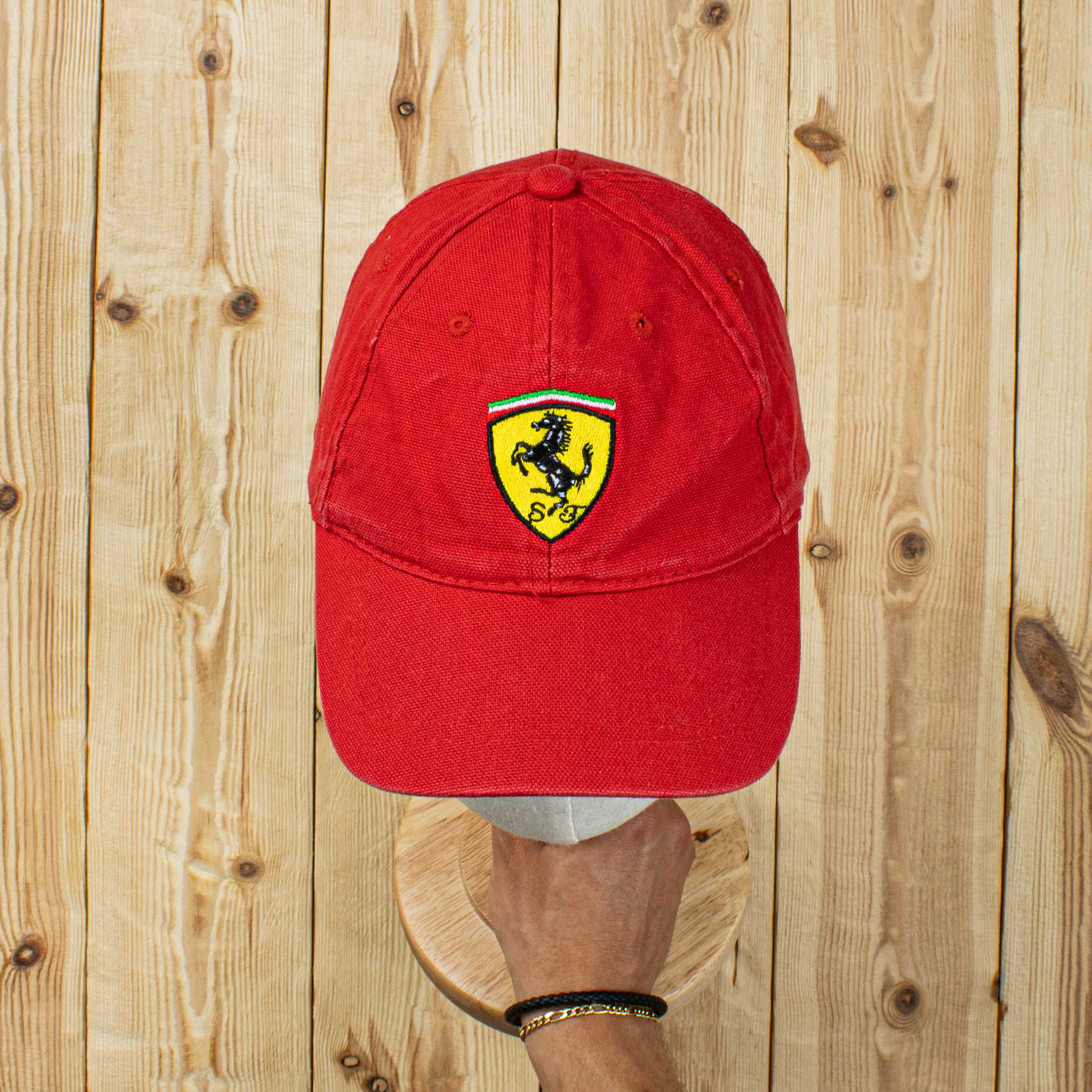 Vintage Ferrari Embroidered Cap