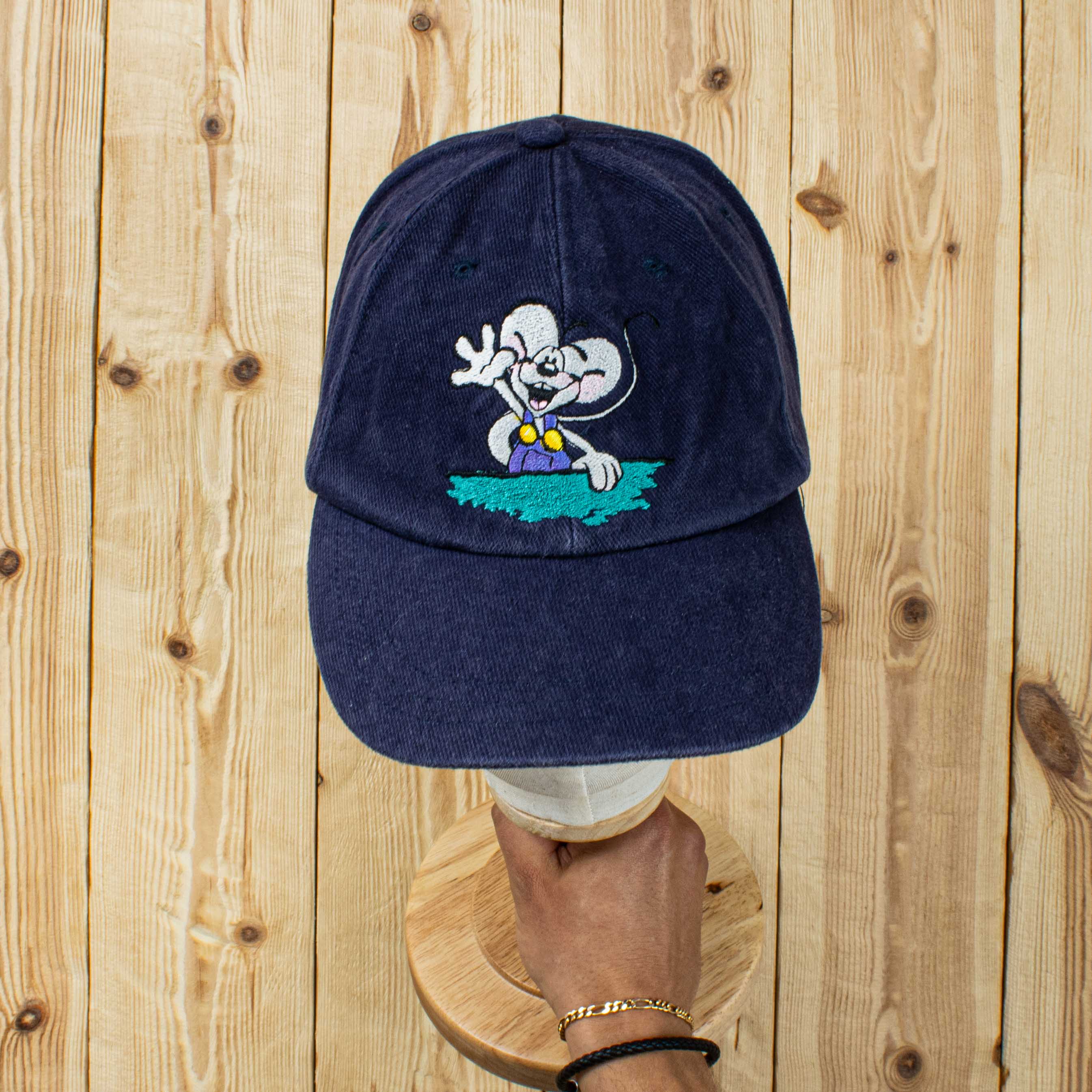 Vintage Mouse Embroidered Cap