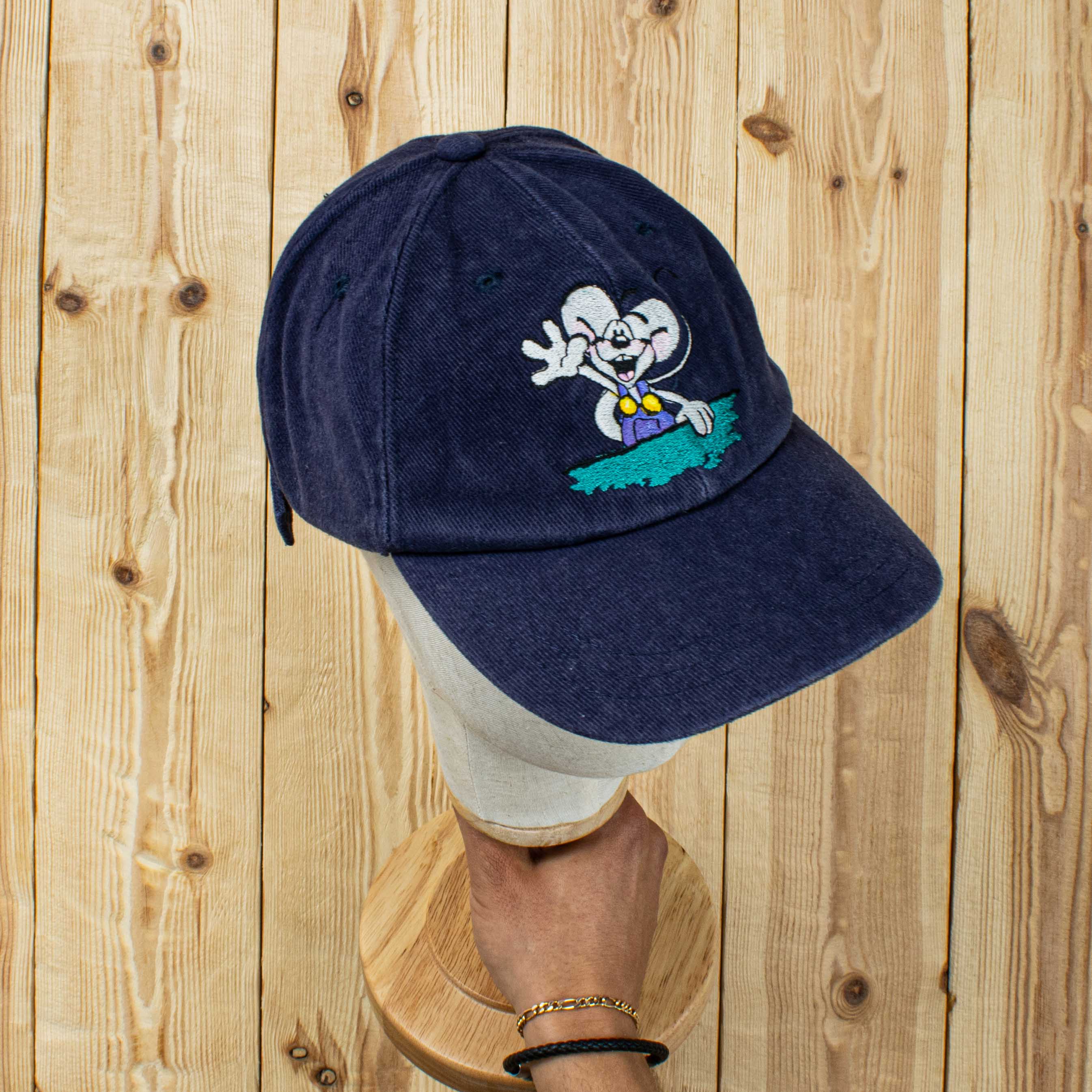 Vintage Mouse Embroidered Cap