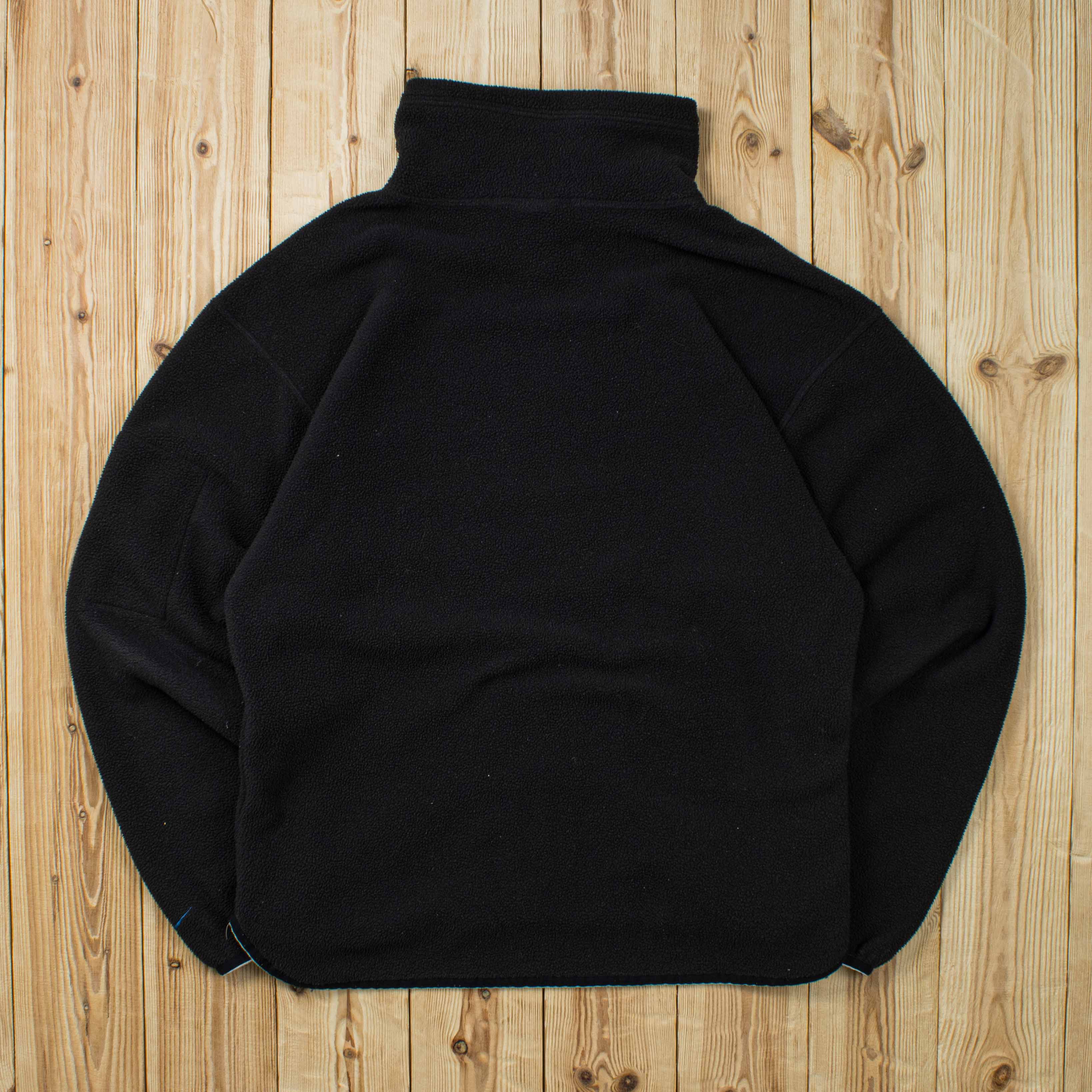 (S) Vintage Nike Spell Out Embroidered Fleece Quarter-Zip Sweatshirt
