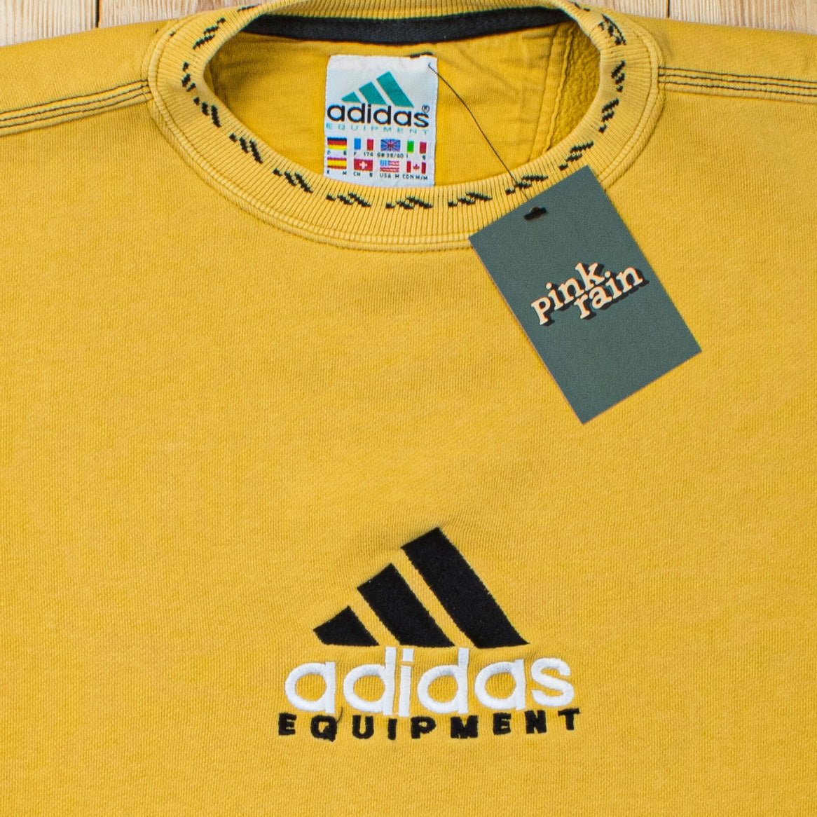 (S/M) Vintage Adidas Equipment Embroidered Sweatshirt