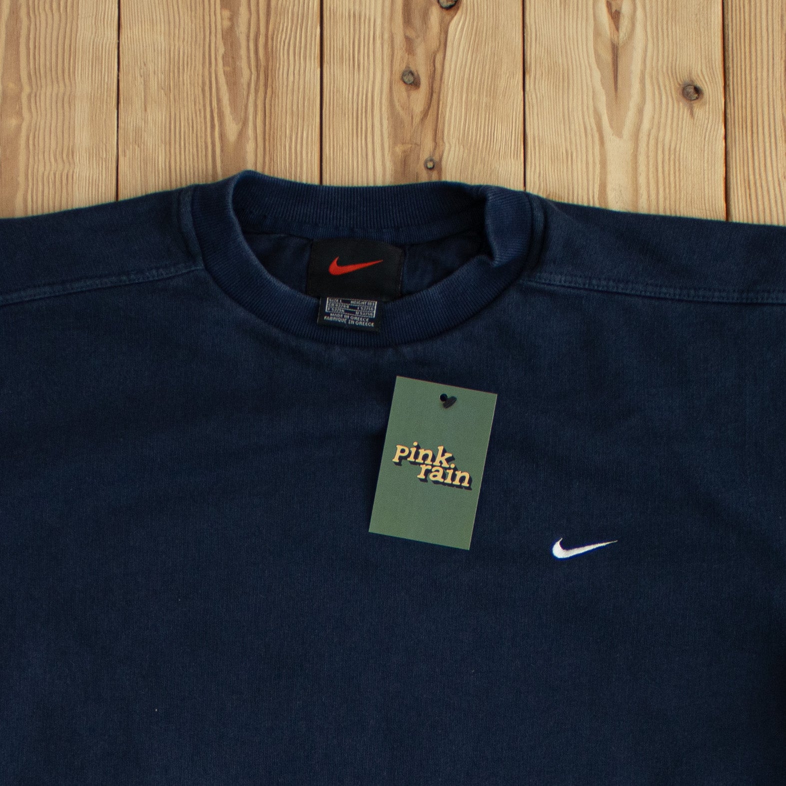 (M) Nike Vintage Essential Embroidered Sweatshirt Blue