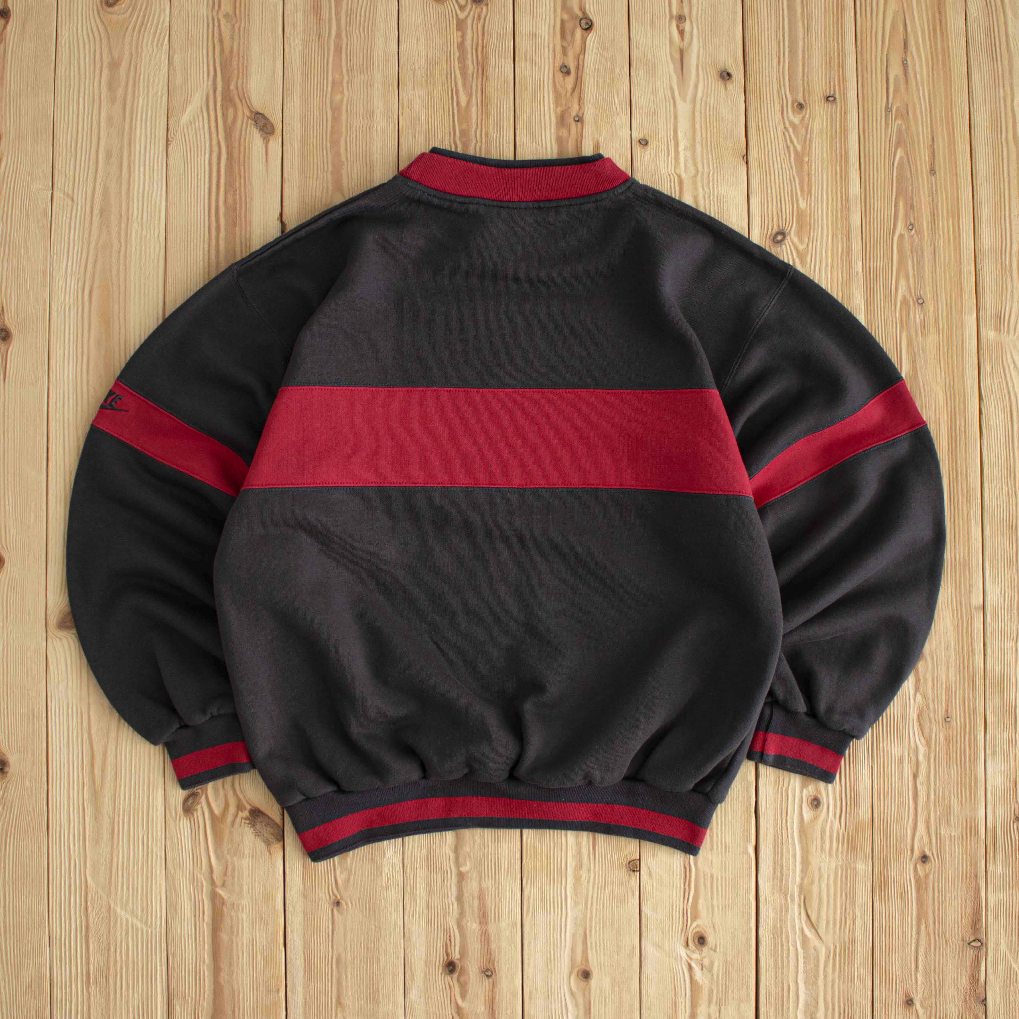 (M) Nike Blue Ribbon Sports Vintage Embroidered Sweatshirt Gray