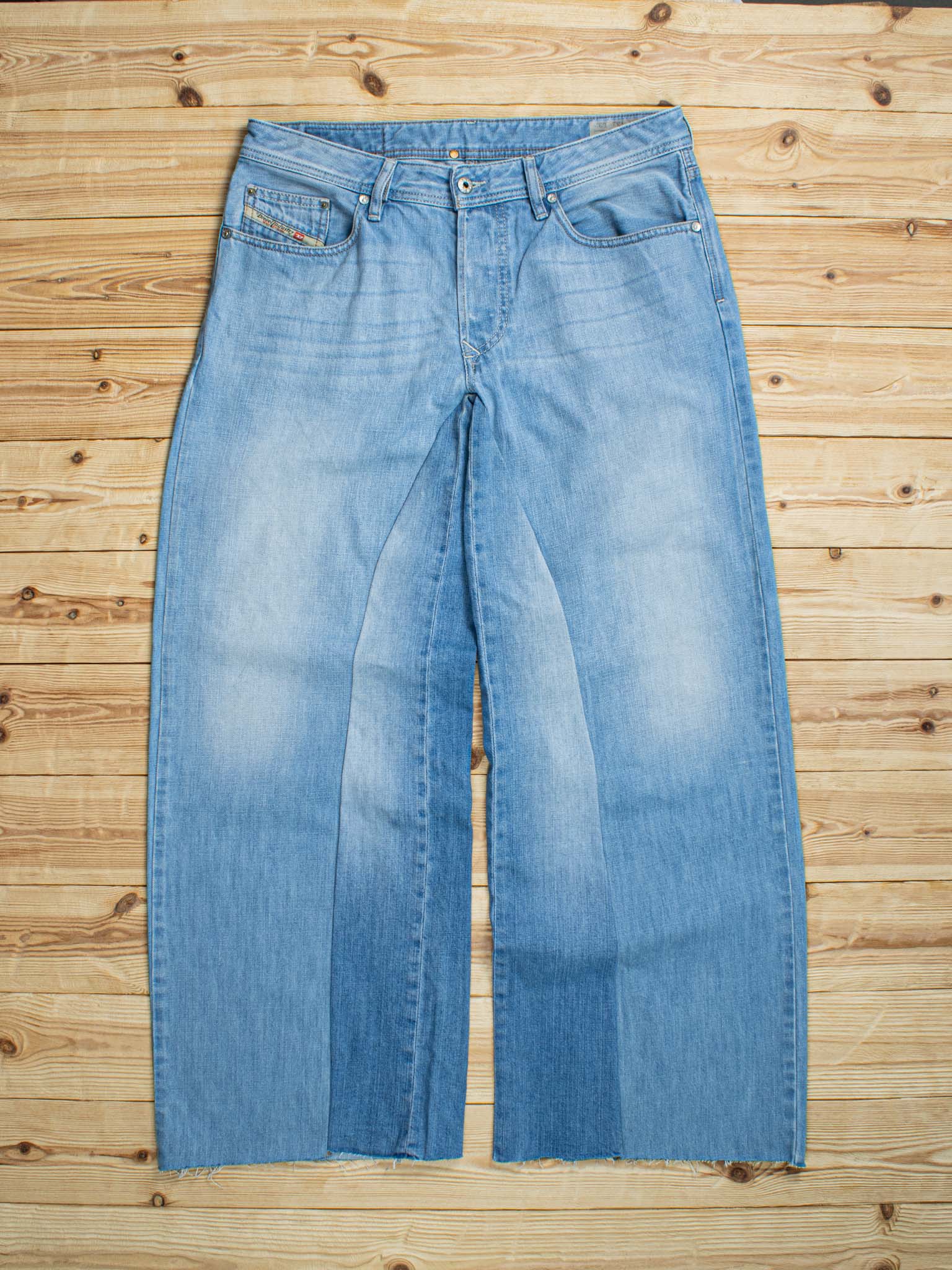 (W33 L32) Reworked Vintage Diesel Jeans