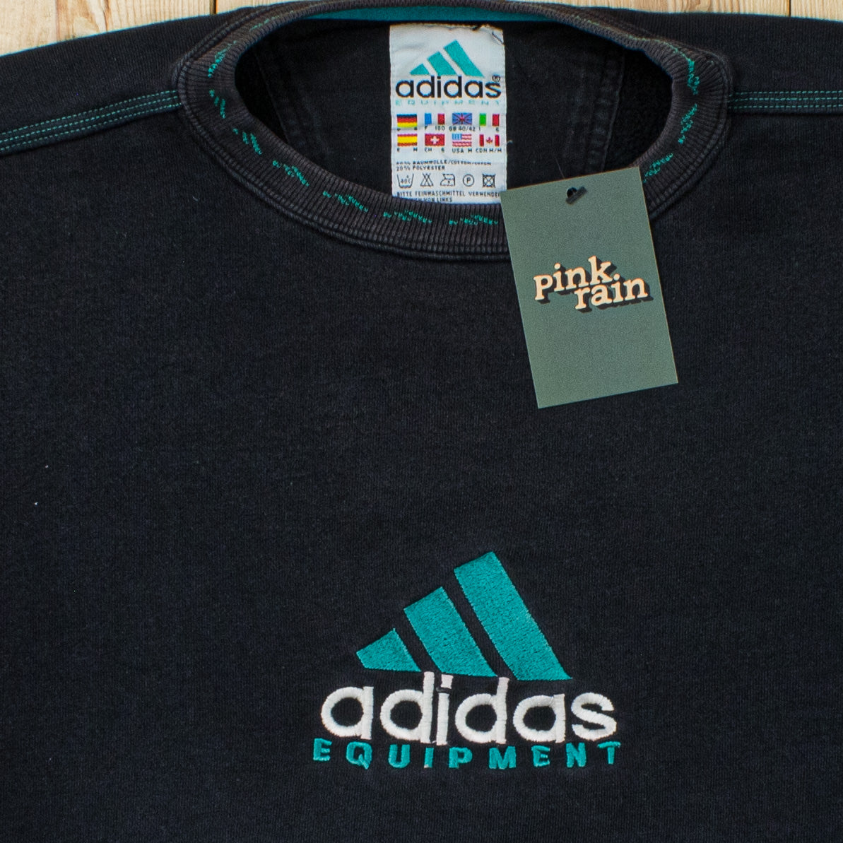 (M) Vintage Adidas Equipment Embroidered Sweatshirt