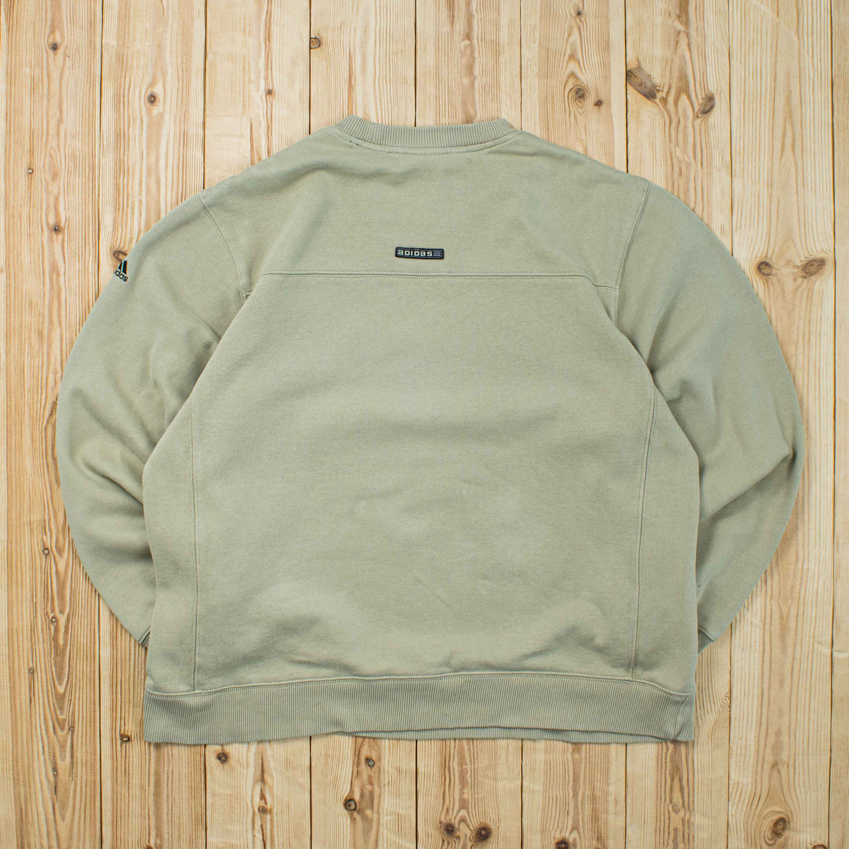 (M) Vintage Adidas Spell Out Embroidered Sweatshirt