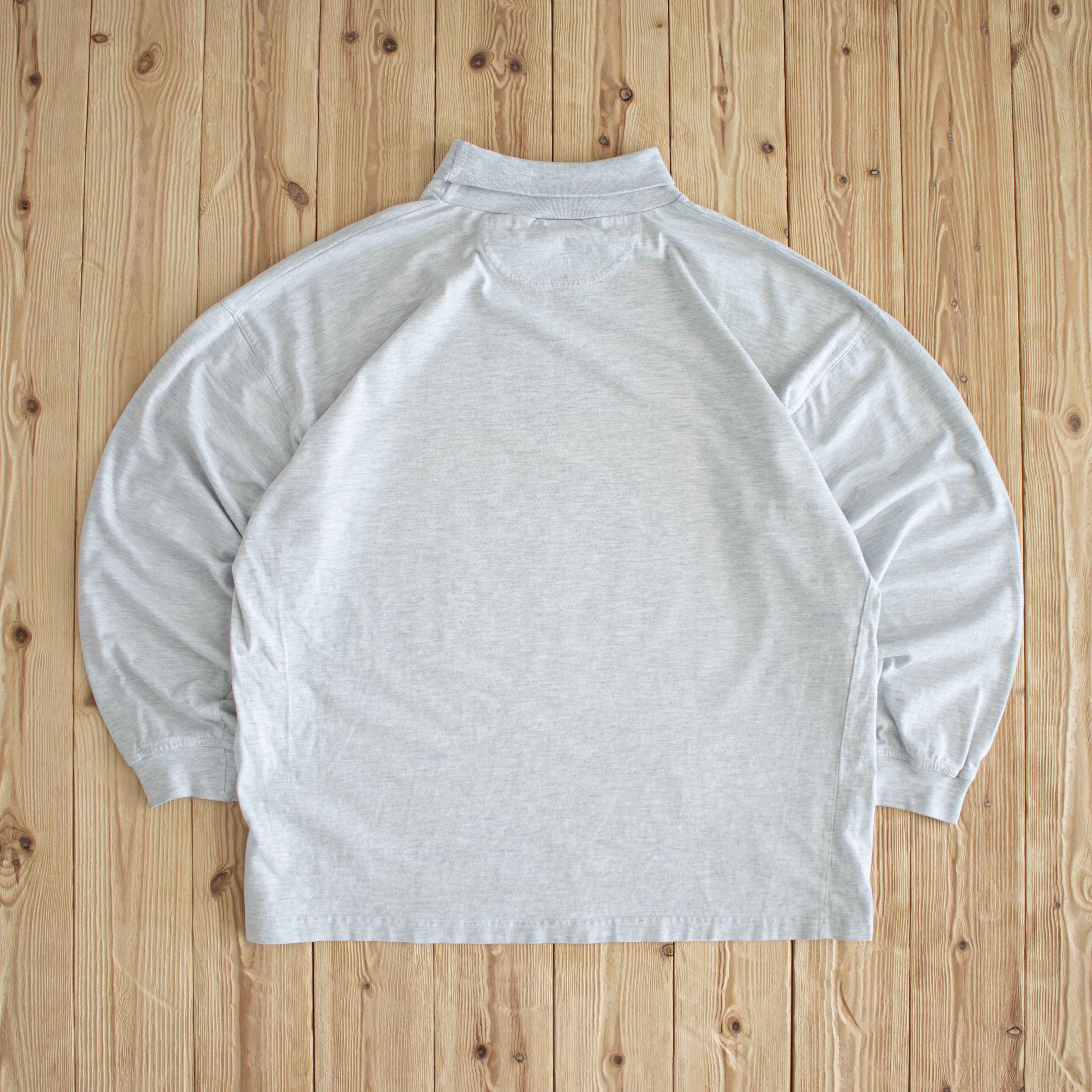 (L) Adidas Vintage Embroidered Longsleeve Gray