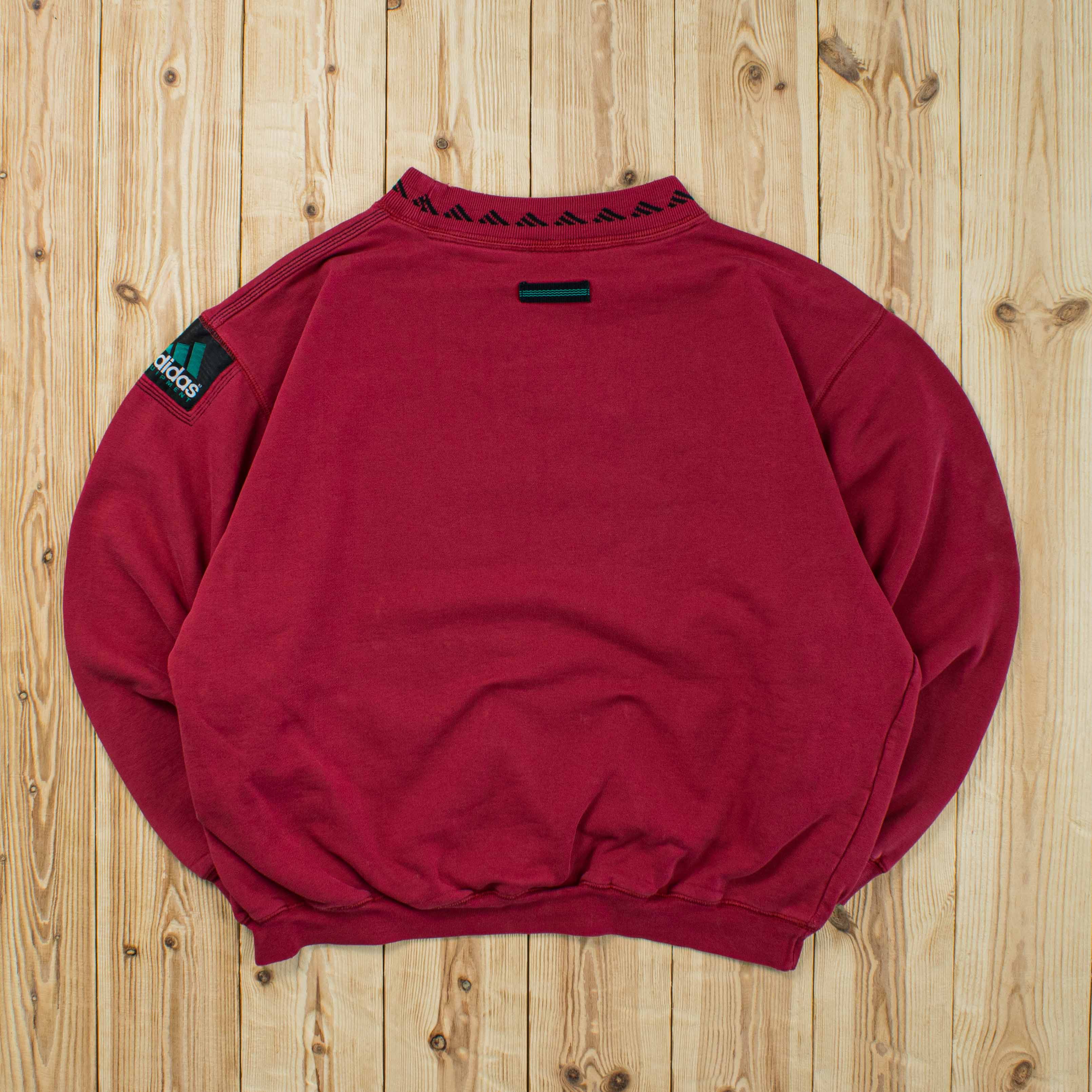(S/M) Vintage Adidas Equipment Embroidered Sweatshirt