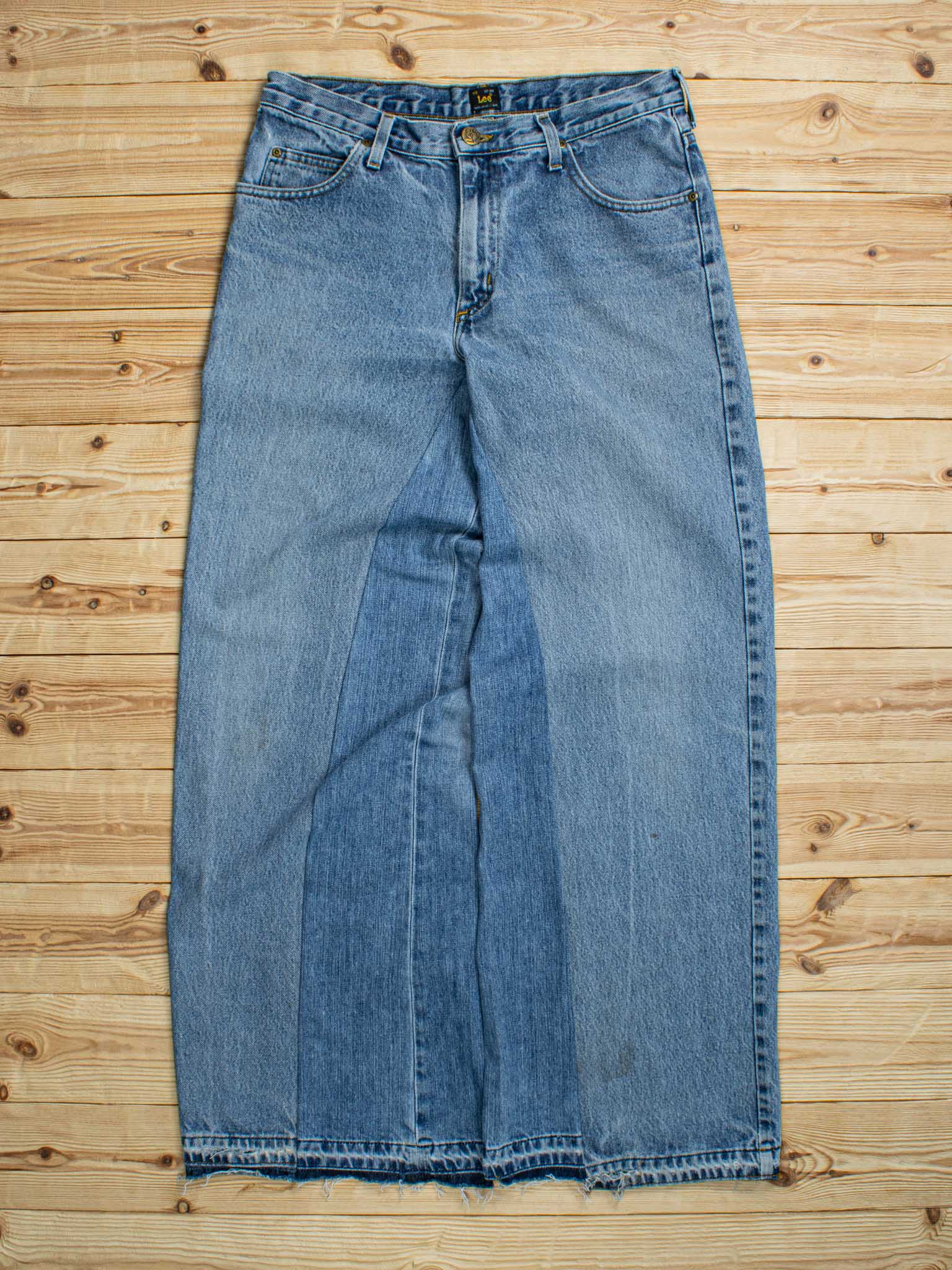 (W33 L32) Reworked Vintage Lee Jeans