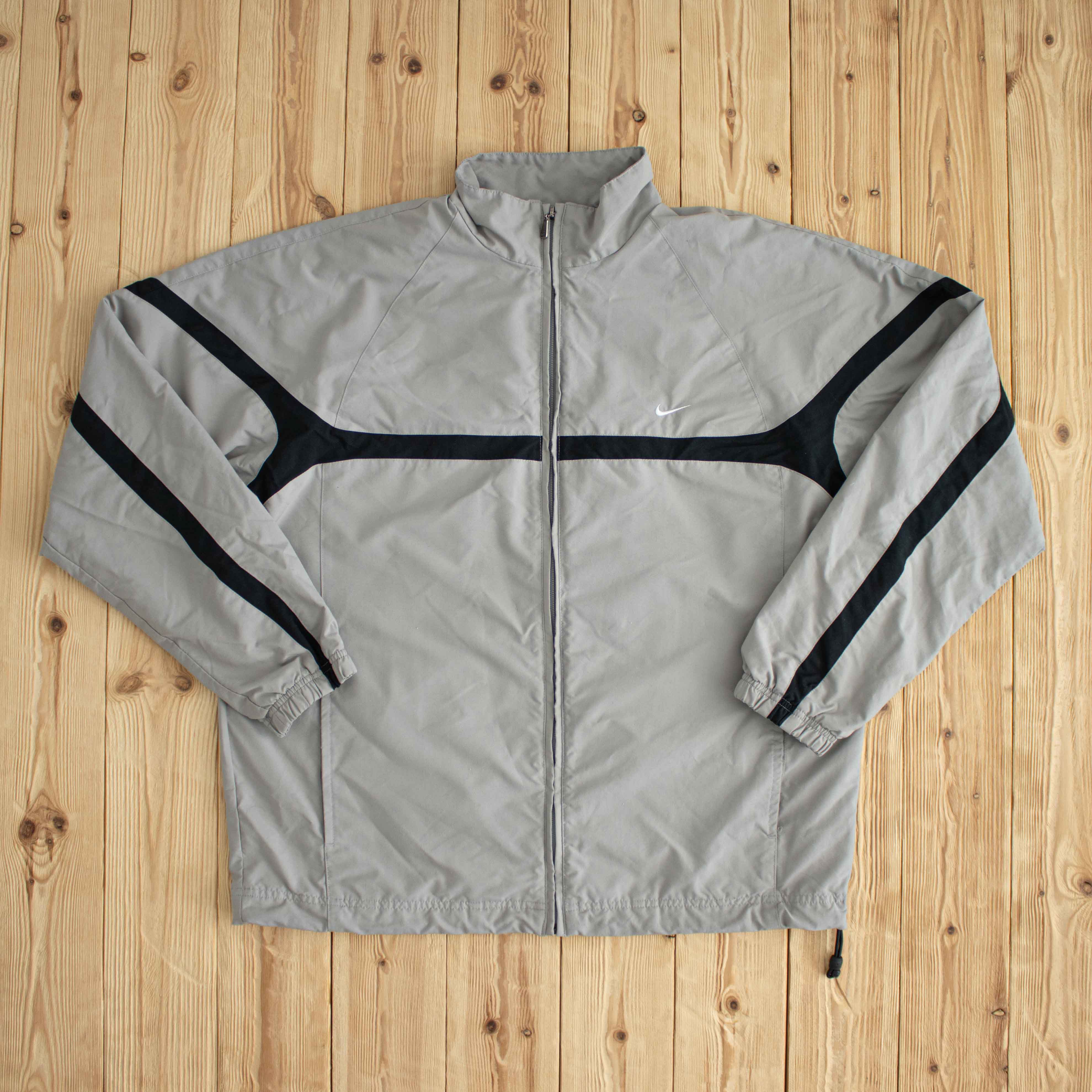 (L) Nike Vintage Embroidered Jacket Gray