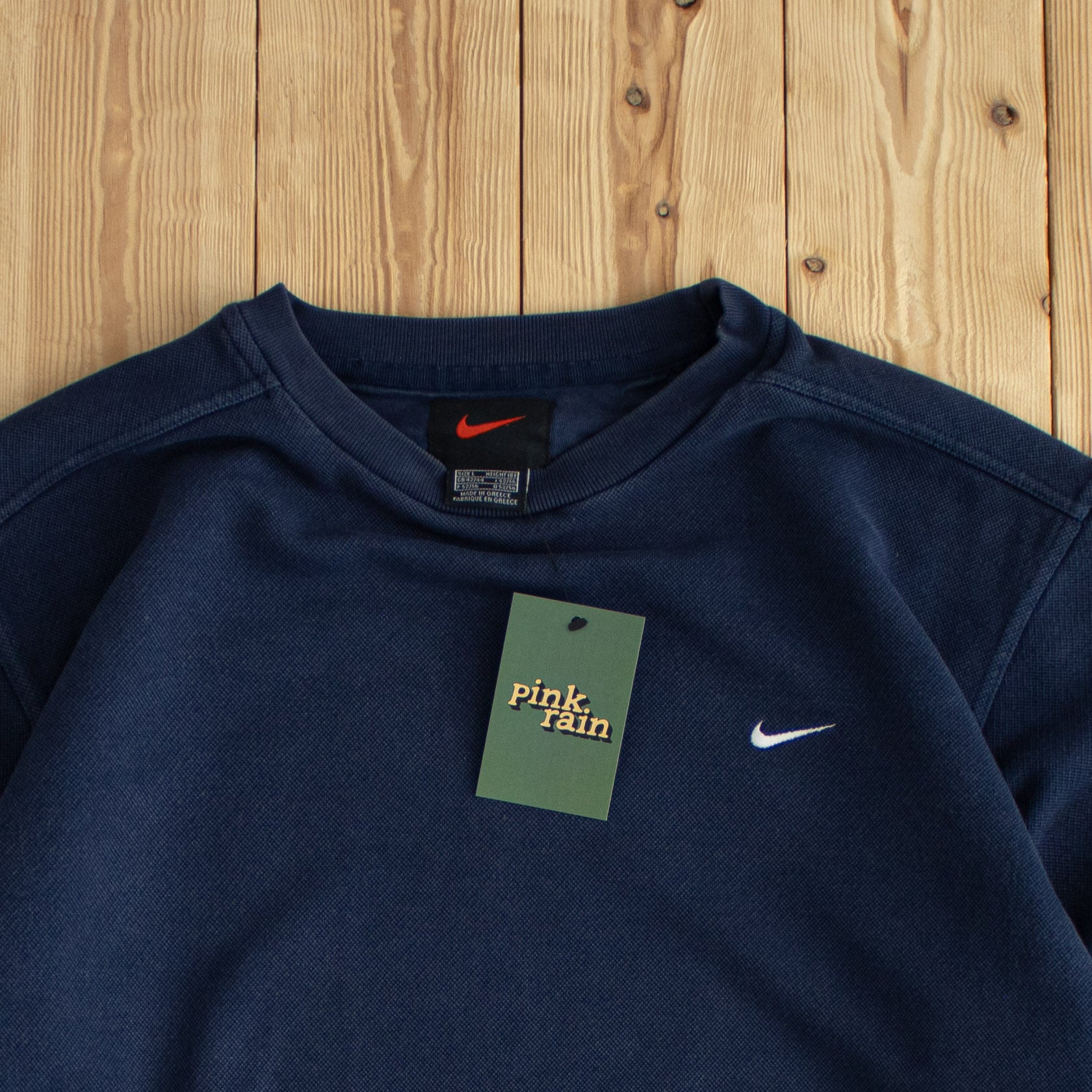(M) Nike Vintage Essential Embroidered Sweatshirt Blue