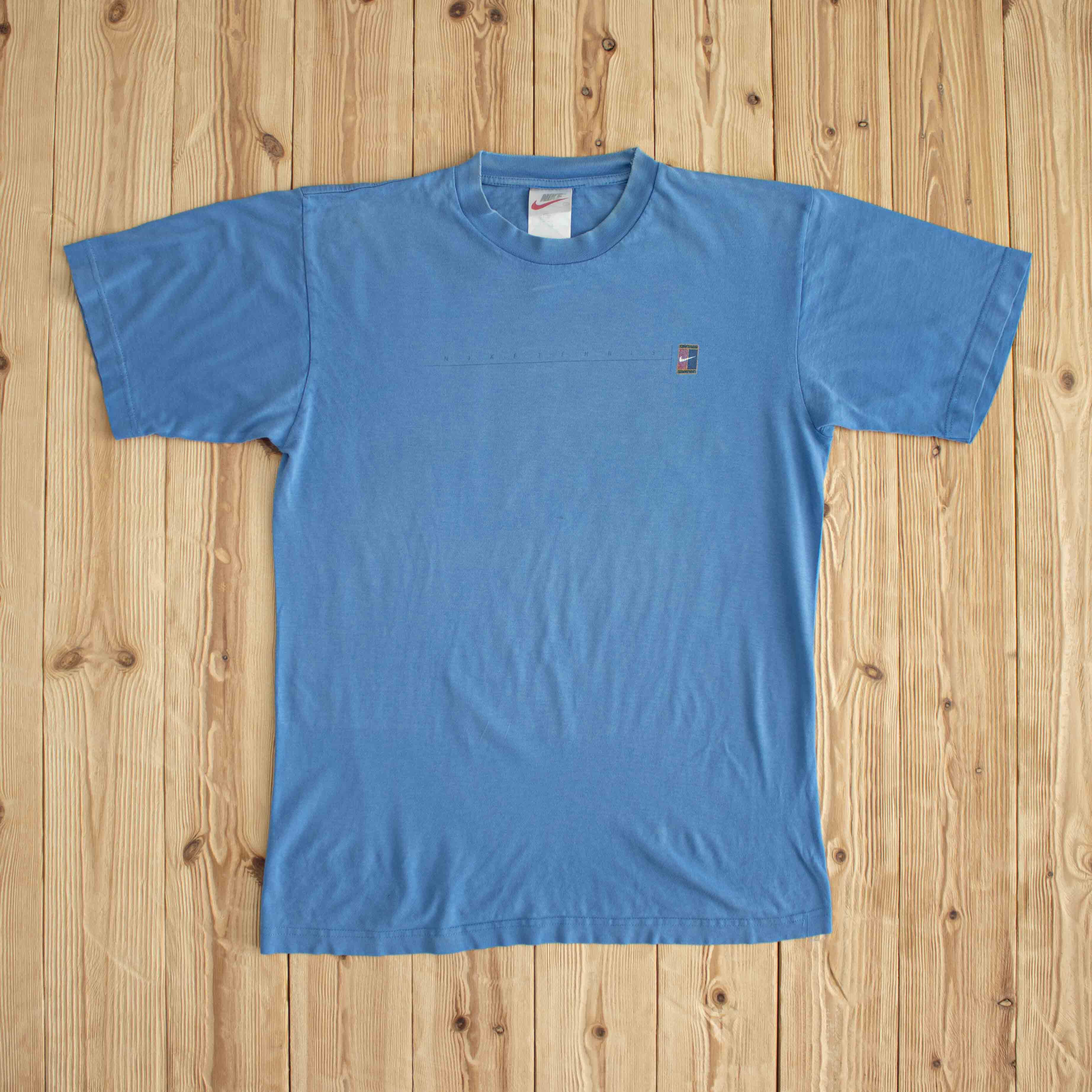 (S/M) Nike Tennis Vintage T-Shirt Blue