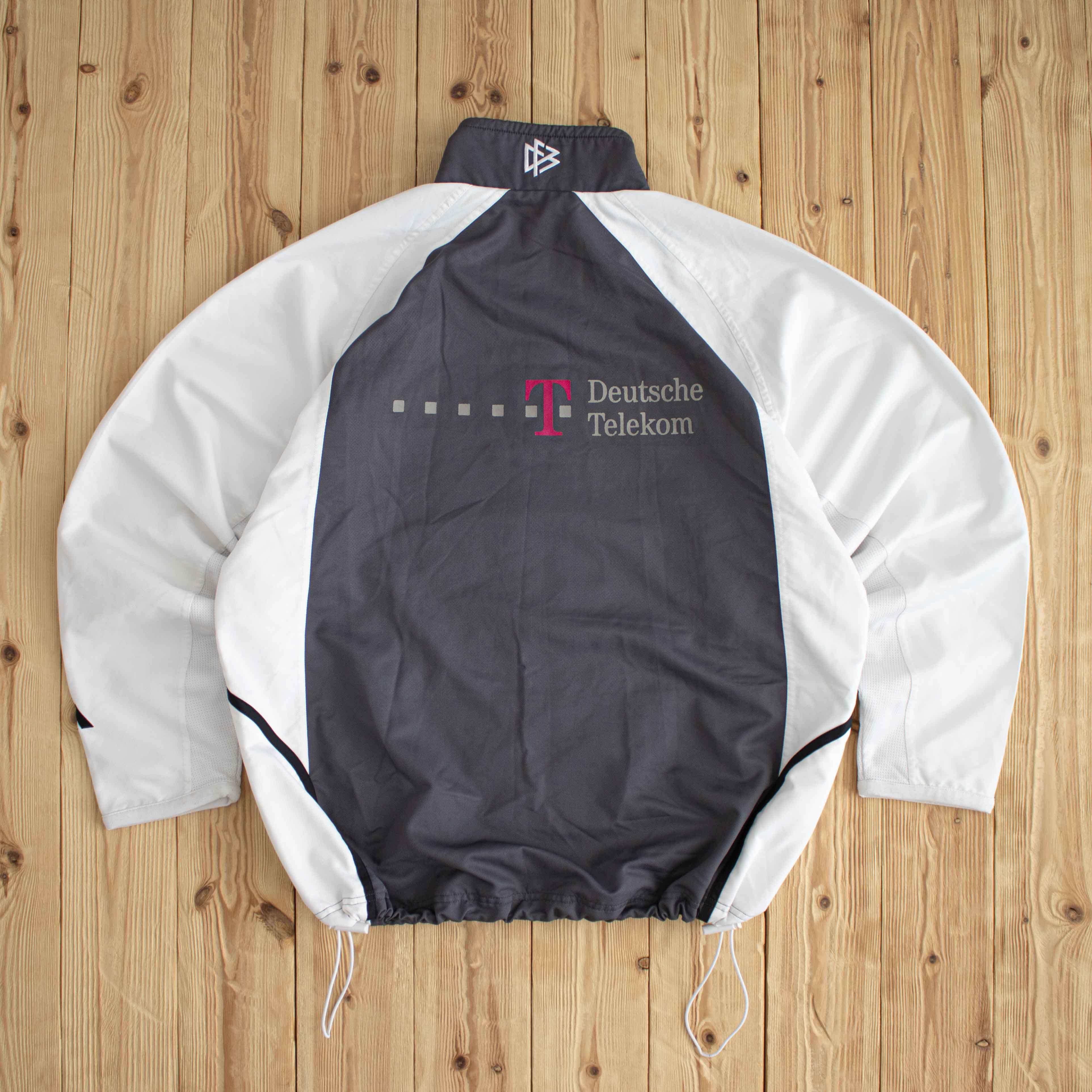 (L) Adidas Deutscher Fussball-Bund x Mercedes Benz Vintage Embroidered Jacket White