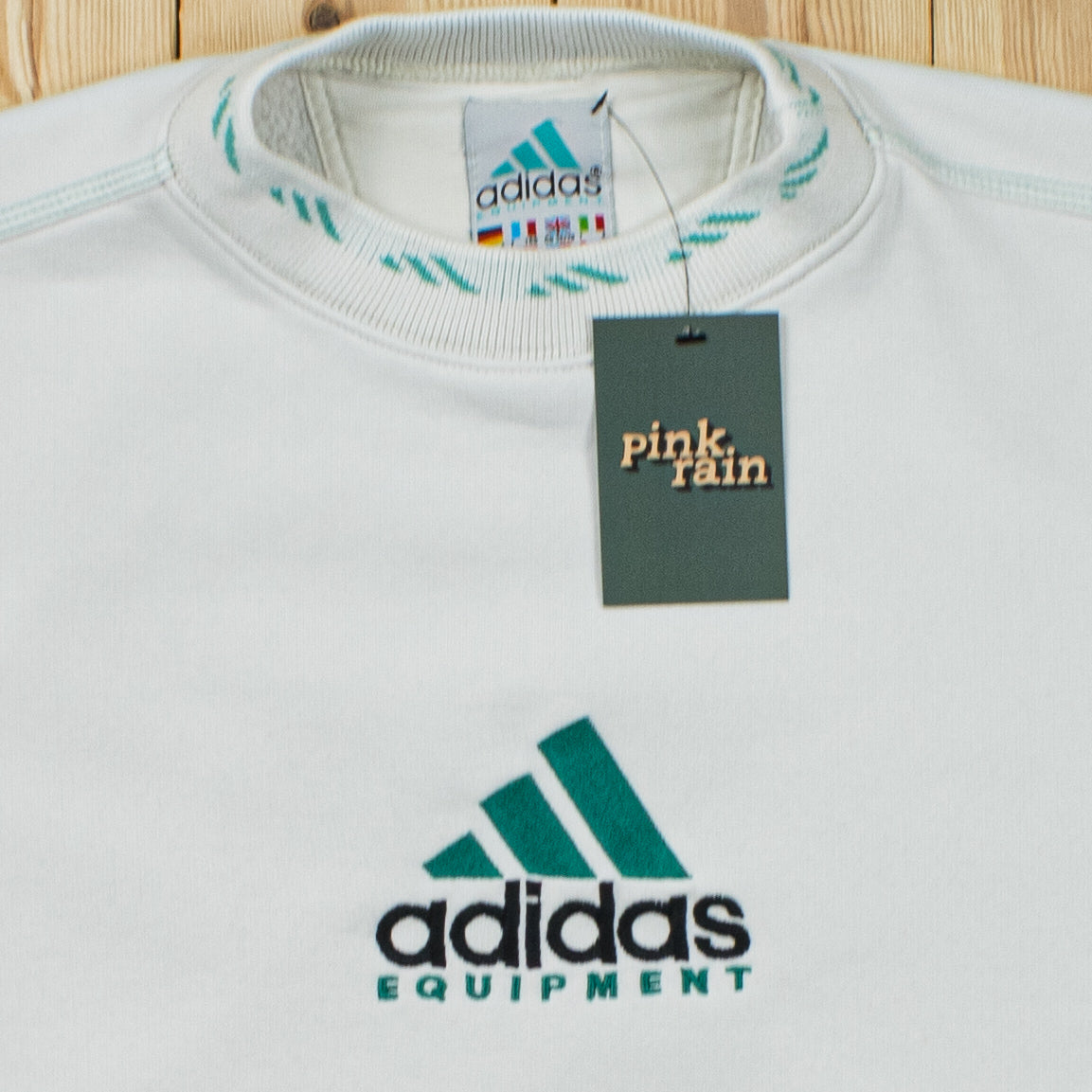 (S/M) Vintage Adidas Equipment Embroidered Sweatshirt