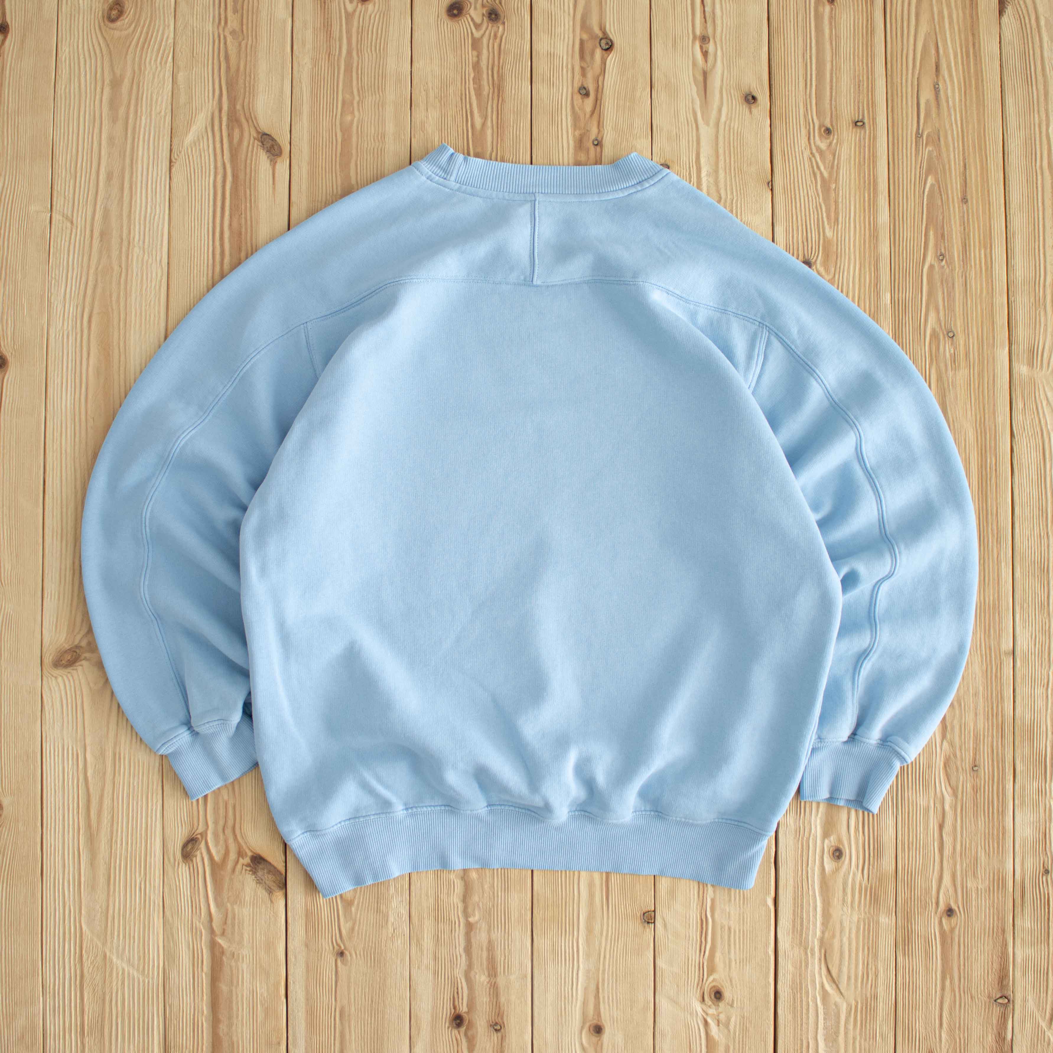 (M) Adidas Vintage Essential Embroidered Sweatshirt Blue