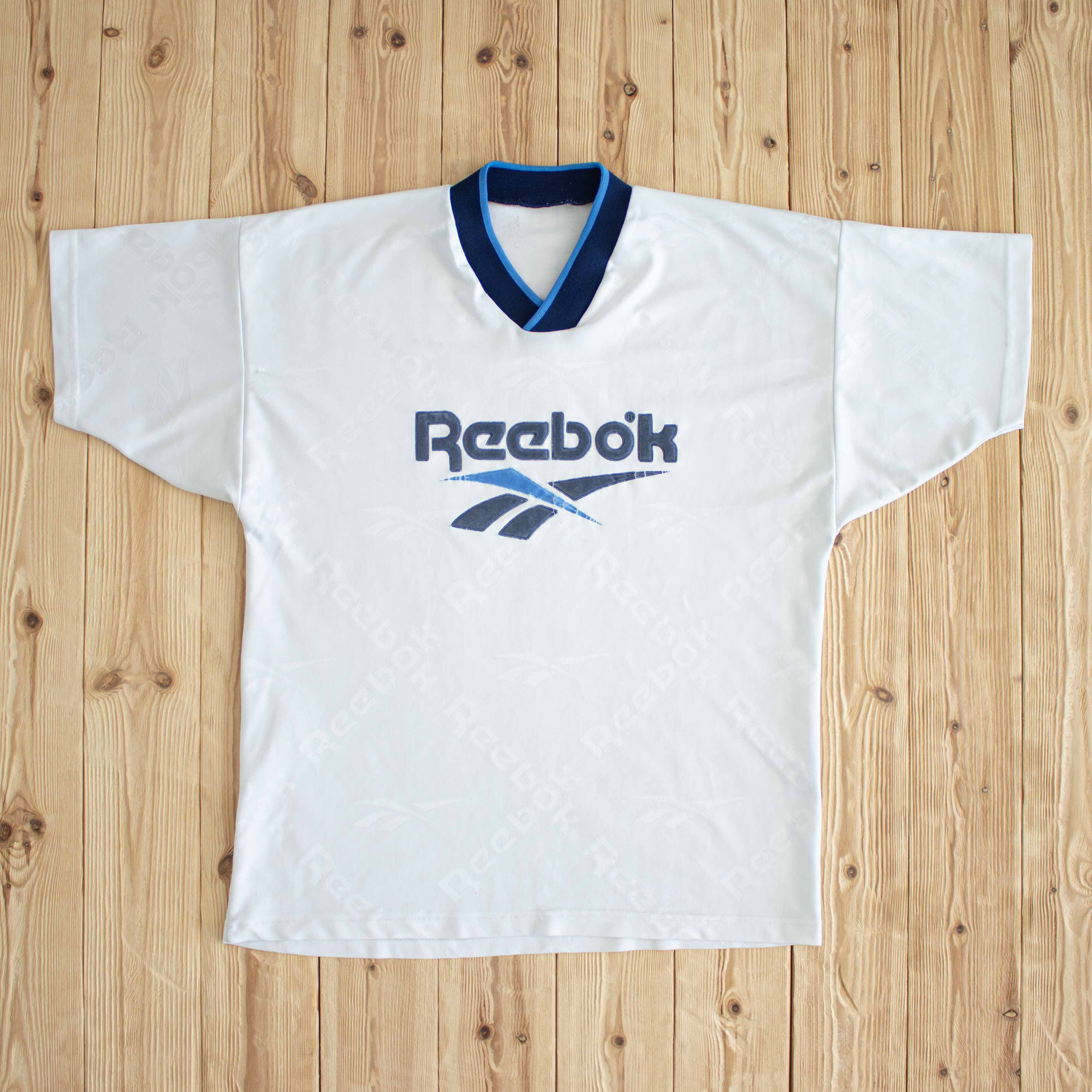 (L) Reebok Vintage Embossed T-Shirt White