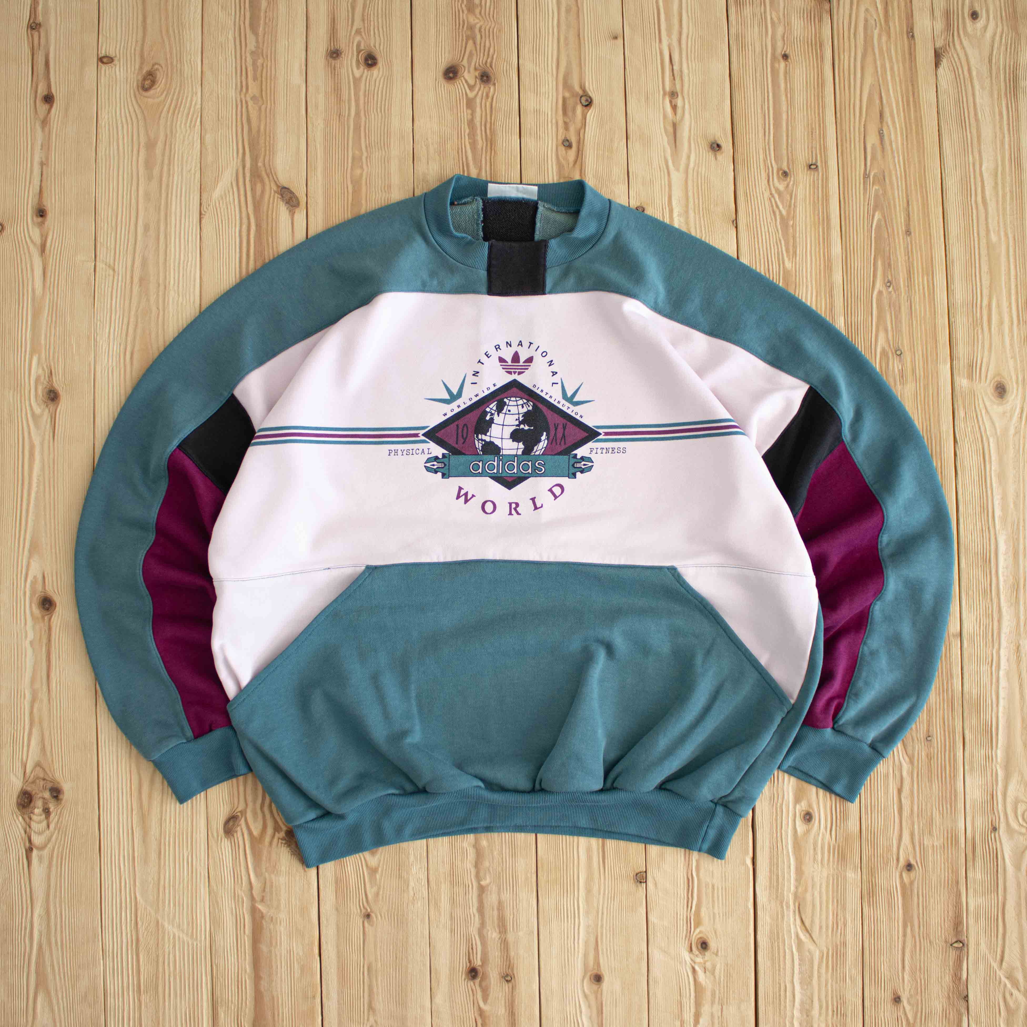 (XL) Adidas World Vintage Sweatshirt Green