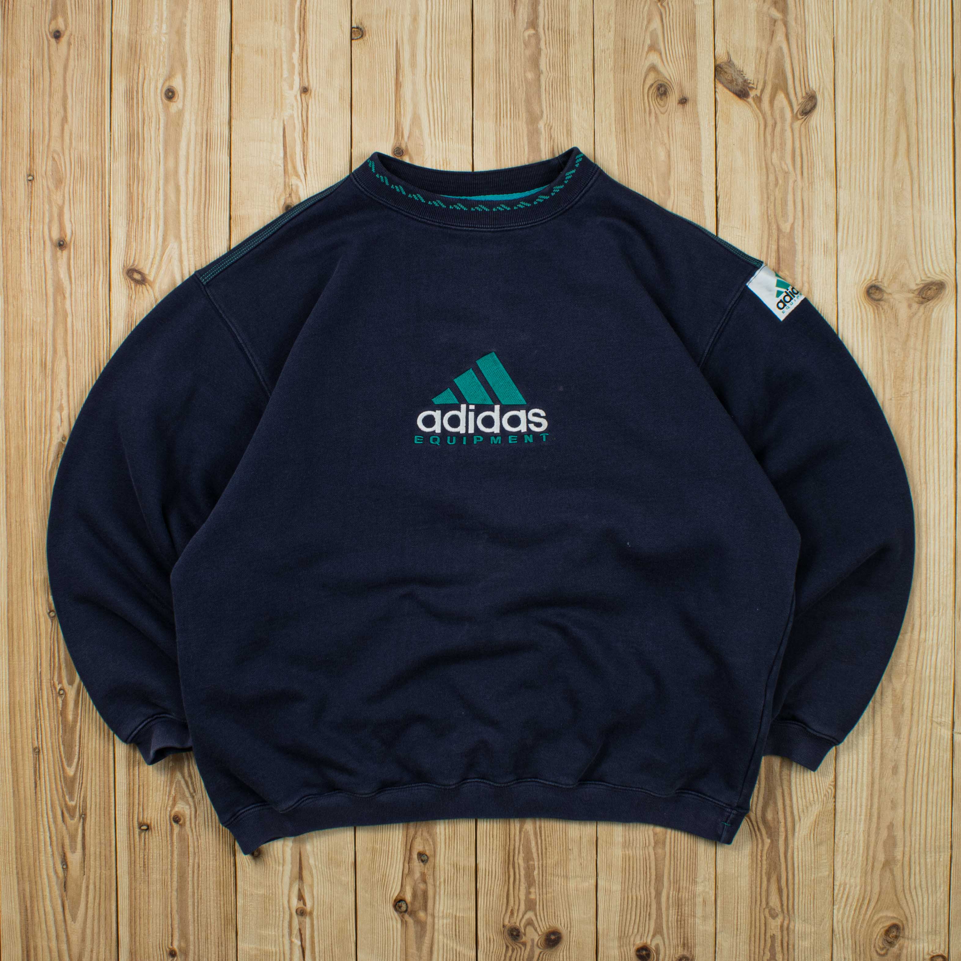(M) Vintage Adidas Equipment Embroidered Sweatshirt
