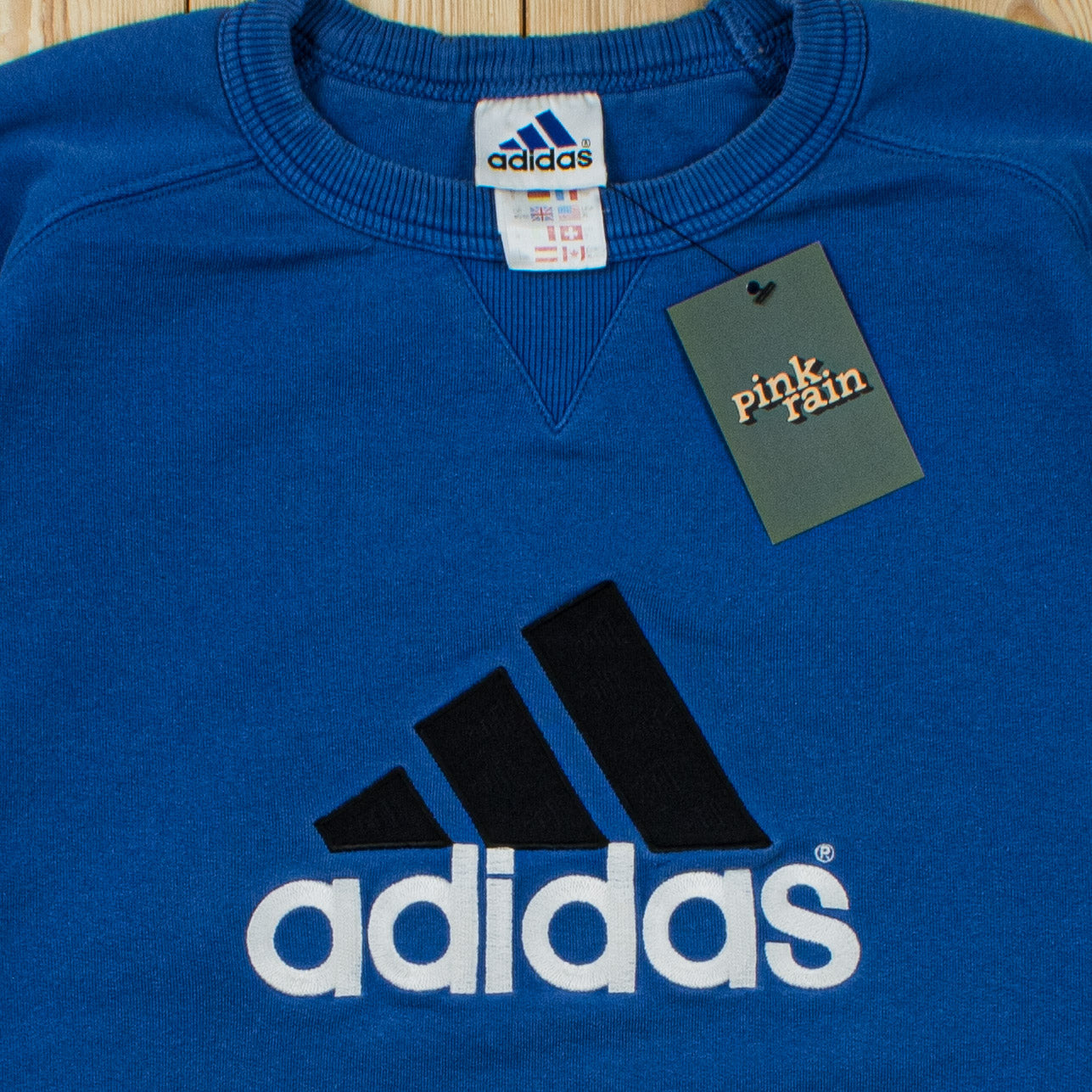 (XL) Vintage Adidas Spell Out Embroidered Sweatshirt