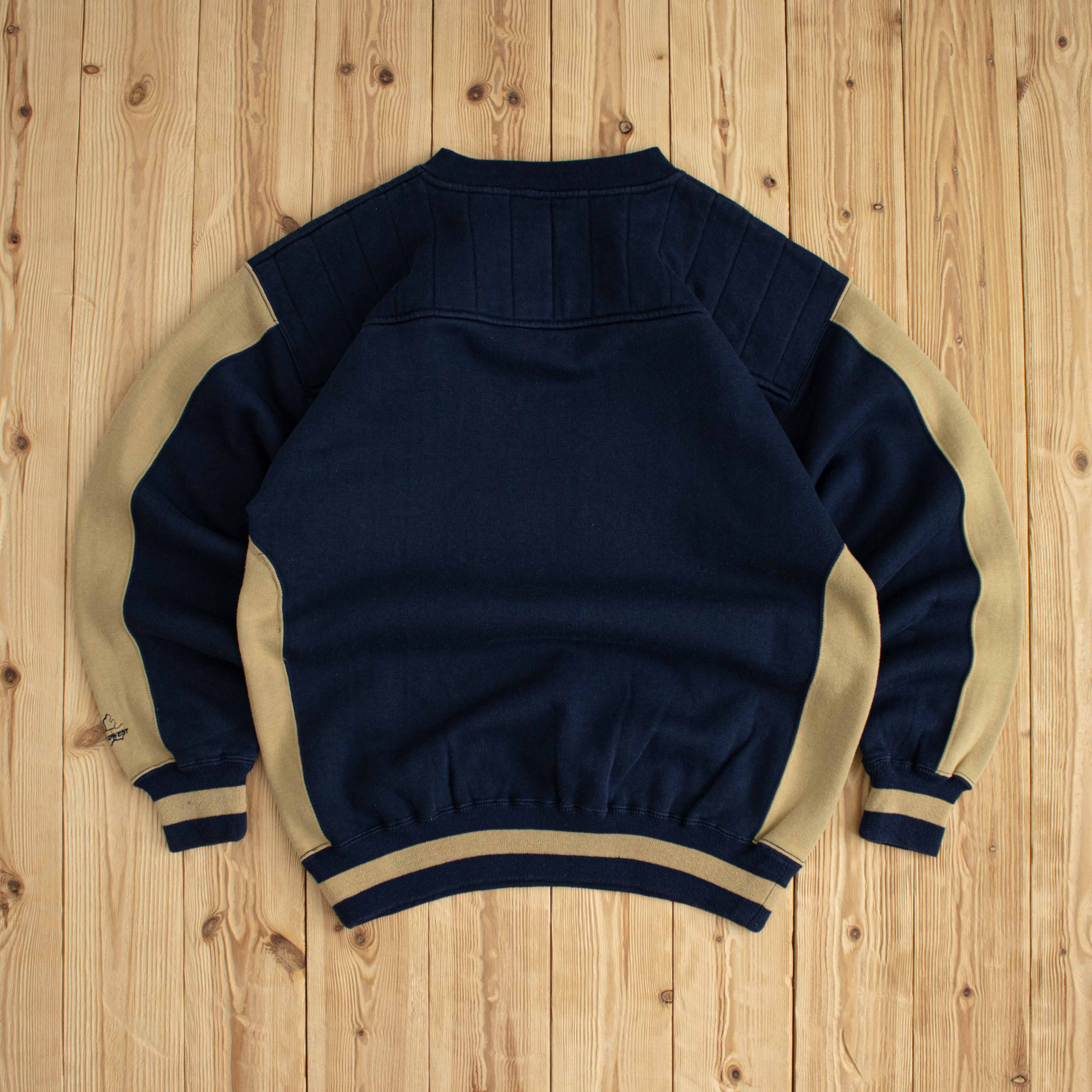 (L/XL) Tennessee Volunteers Vintage Embroidered Sweatshirt Blue