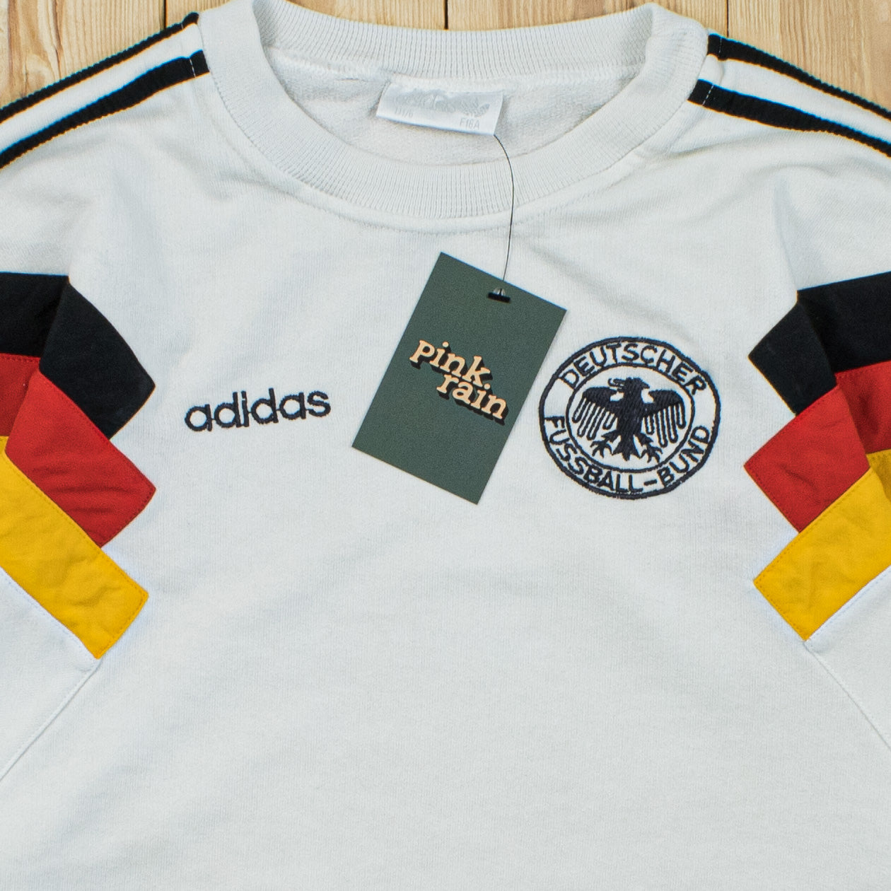 (S) 1996 Adidas Deutscher Fussball-Bund Embroidered Sweatshirt