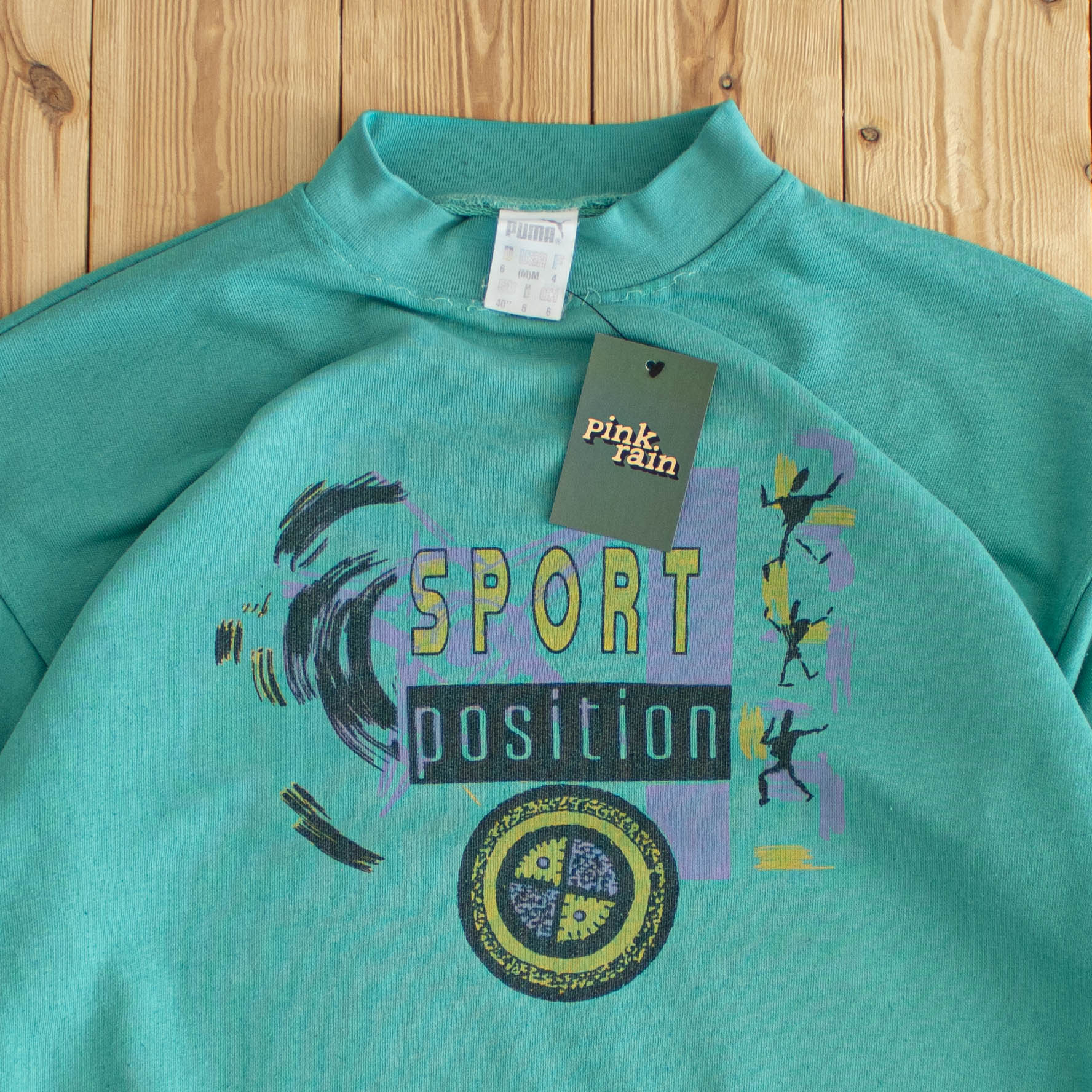 (M) Puma Sport Position Vintage Sweatshirt Blue