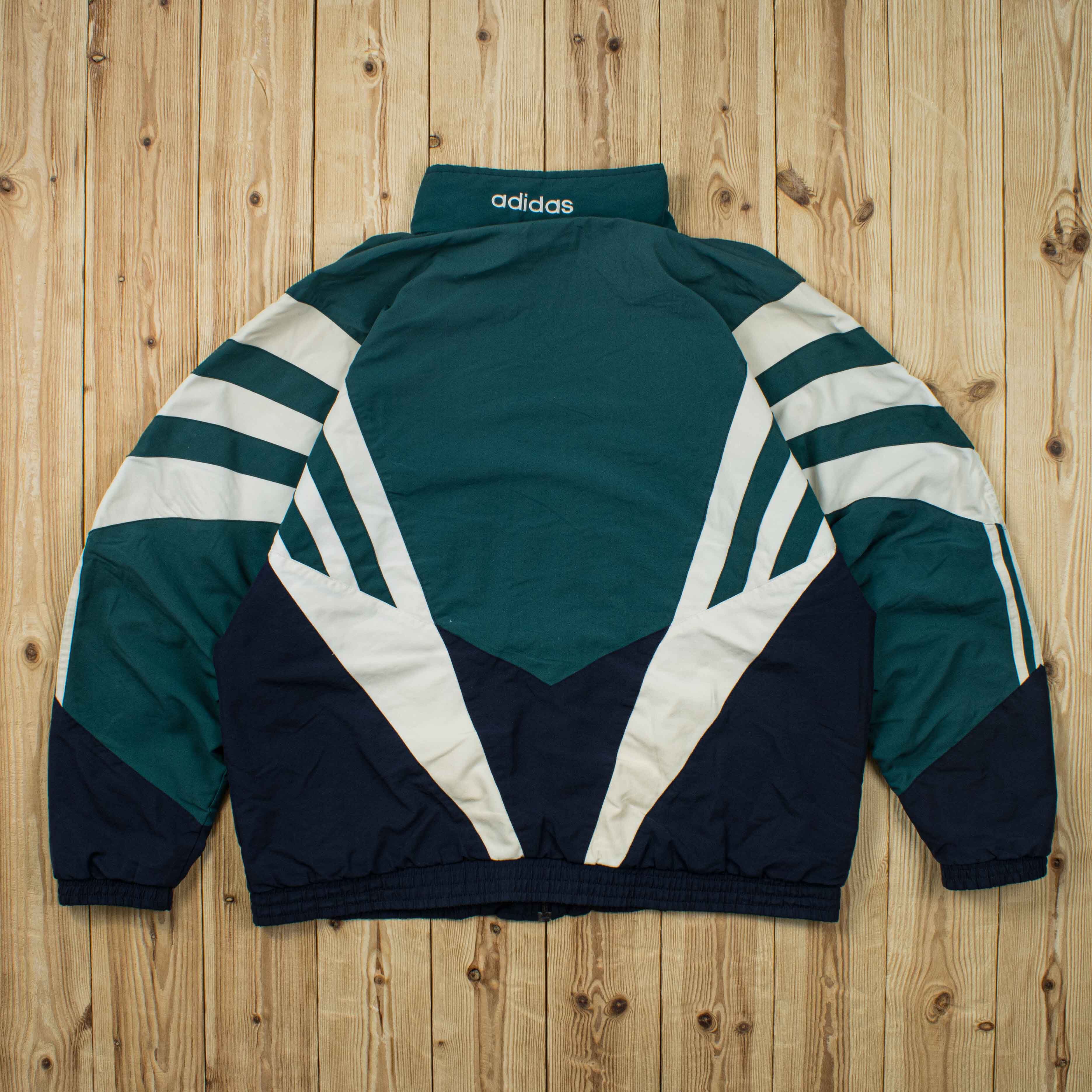 (L) Vintage Adidas Embroidered Jacket