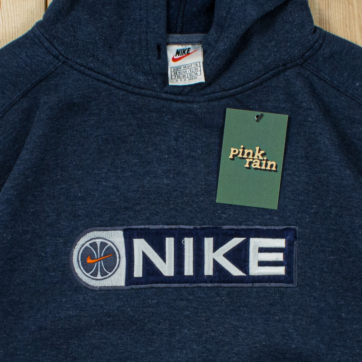 (S) Vintage Nike Spell Out Embroidered Hoodie