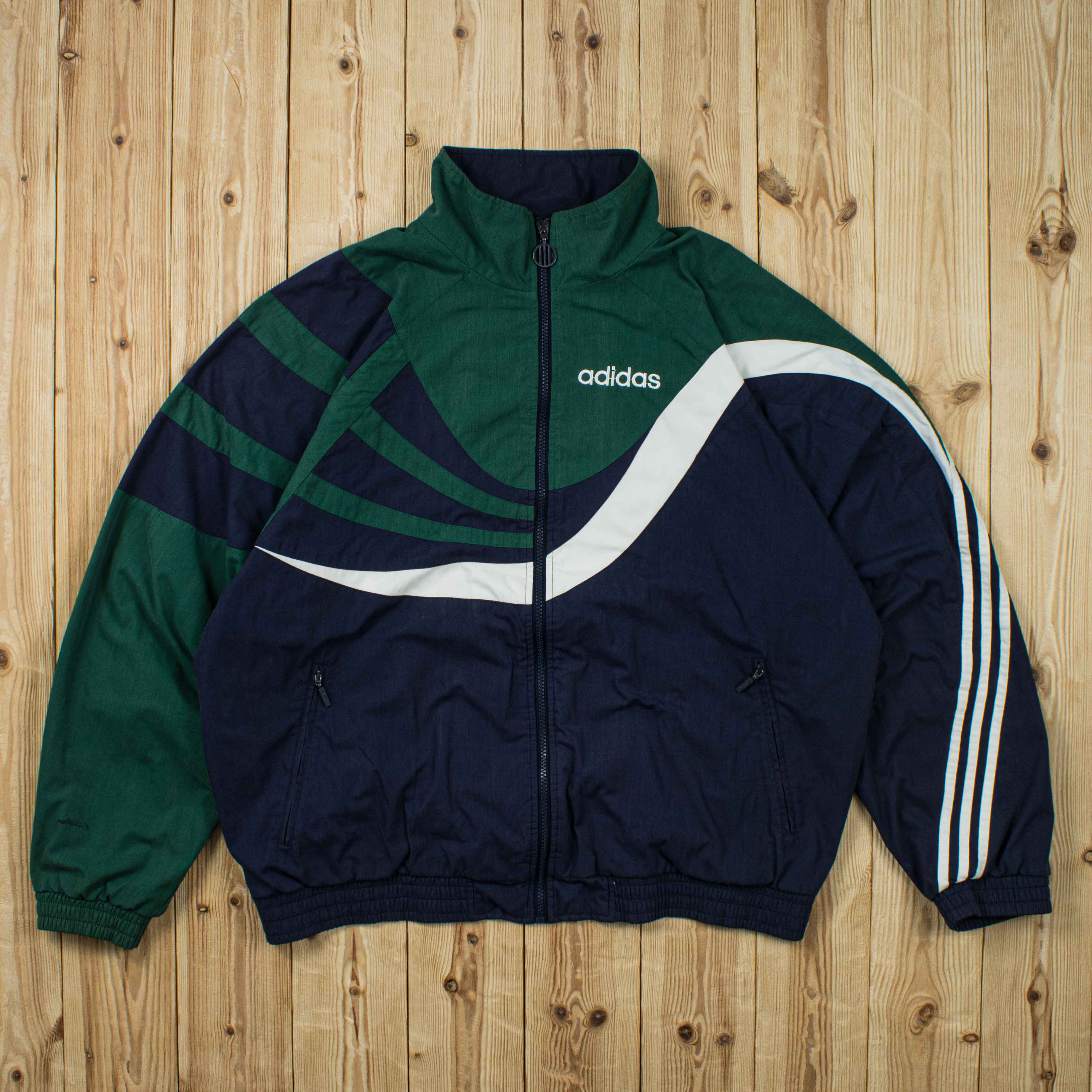 (L) Vintage Adidas Embroidered Jacket