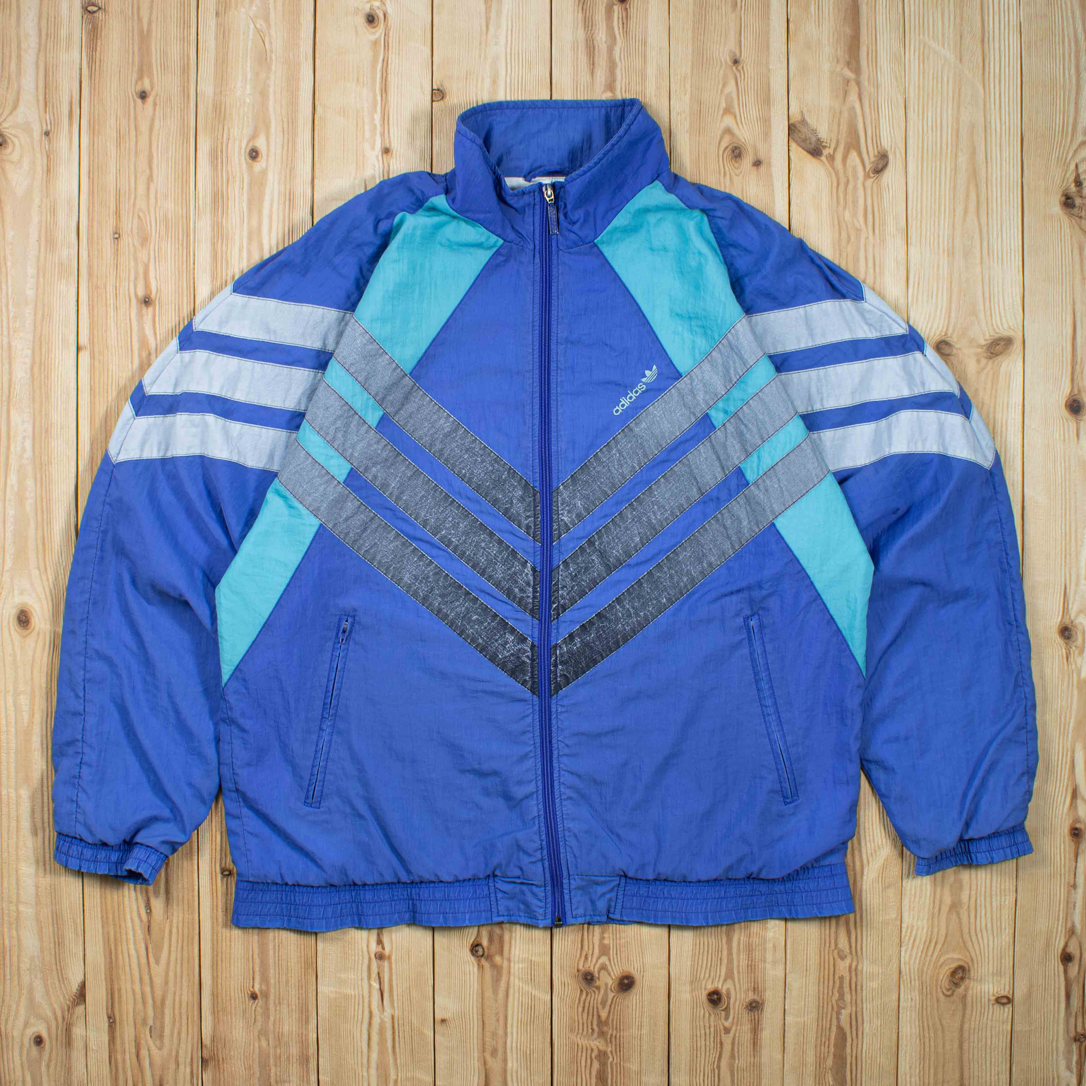 (L) Vintage Adidas Embroidered Jacket