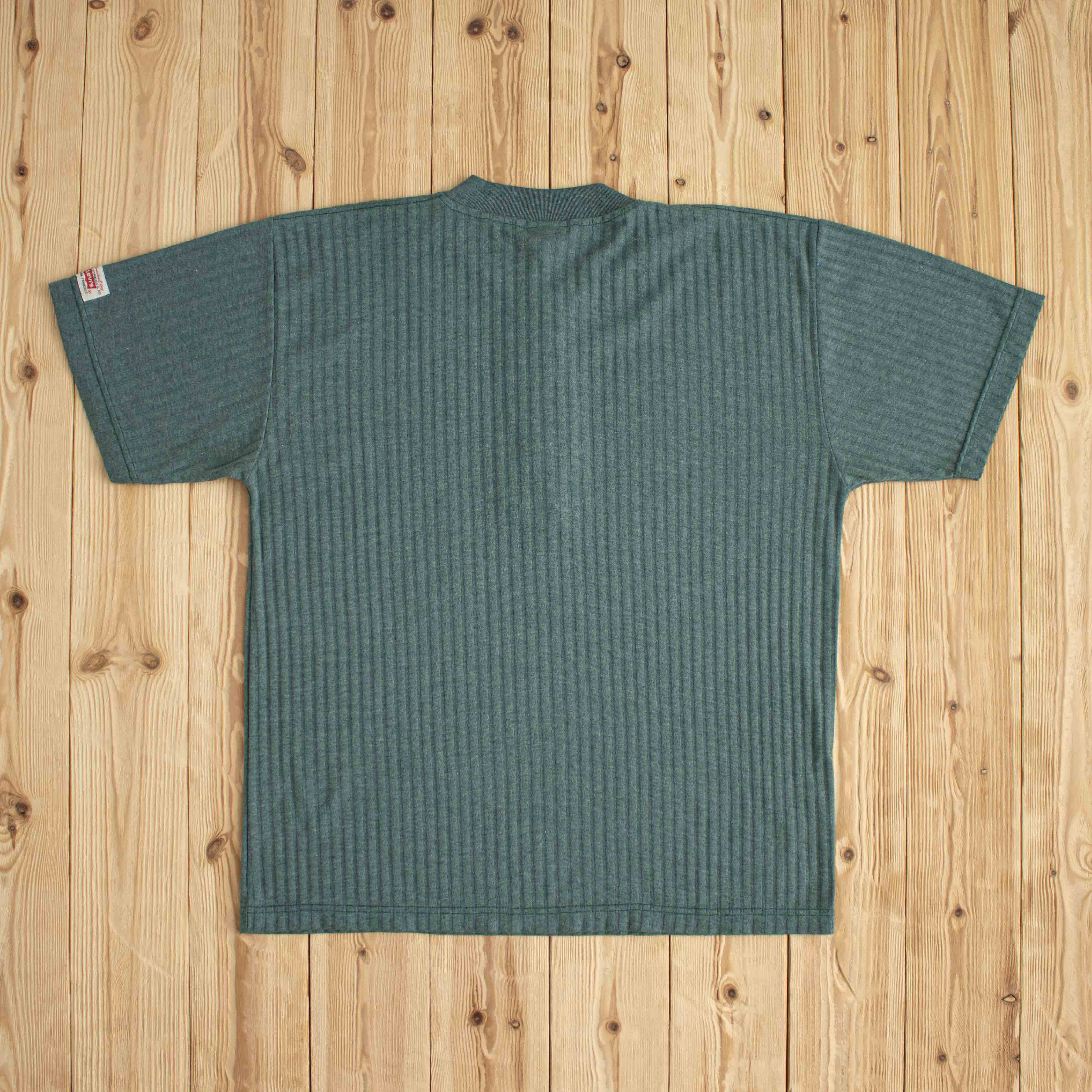 (M/L) 80s Levi's Vintage Embroidered Polo Green