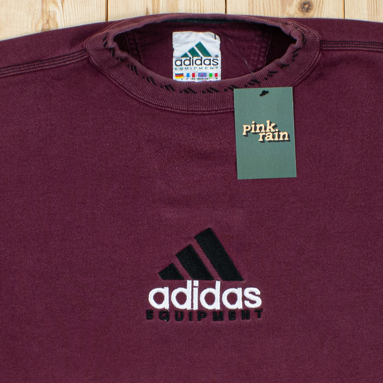 (M/L) Vintage Adidas Equipment Embroidered Sweatshirt