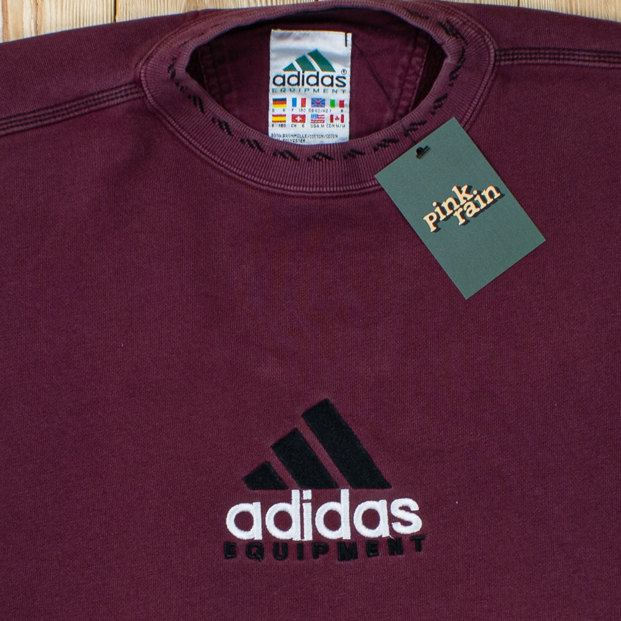 (M) Vintage Adidas Equipment Embroidered Sweatshirt