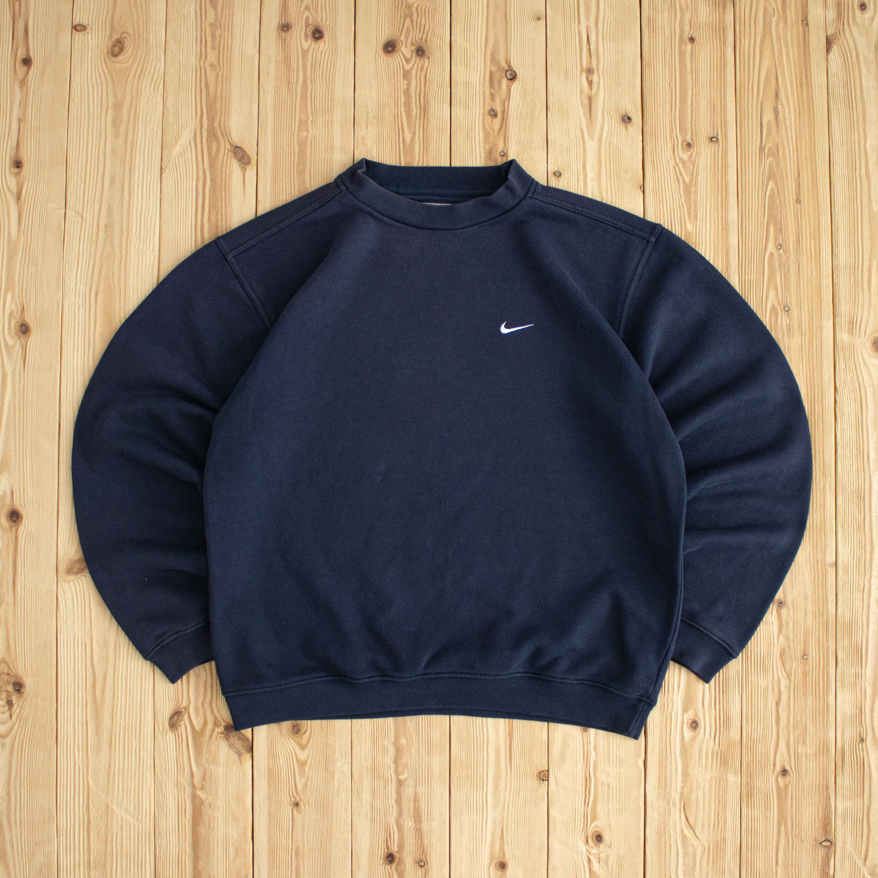 (M) Nike Vintage Essential Embroidered Sweatshirt Blue