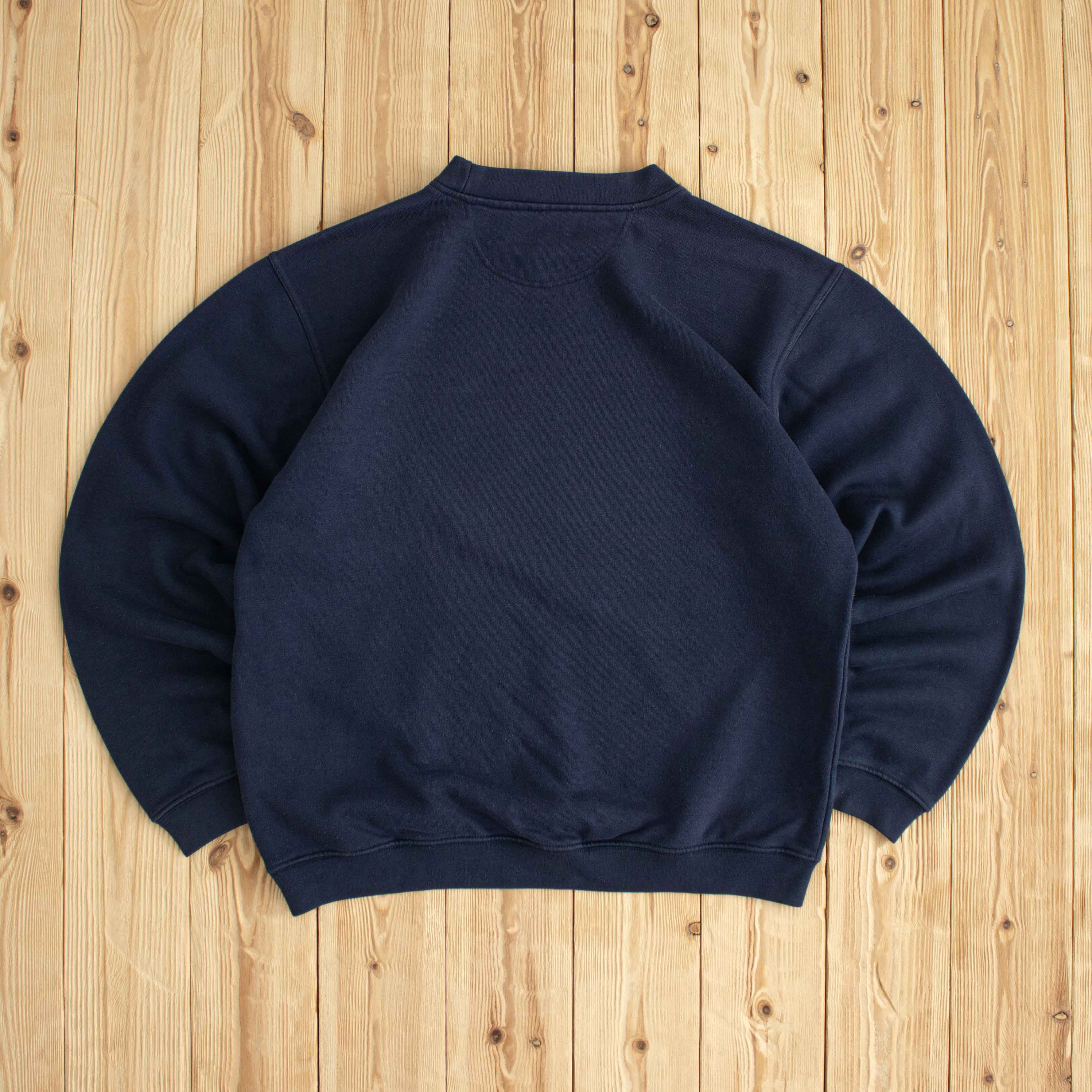 (M) Nike Vintage Essential Embroidered Sweatshirt Blue