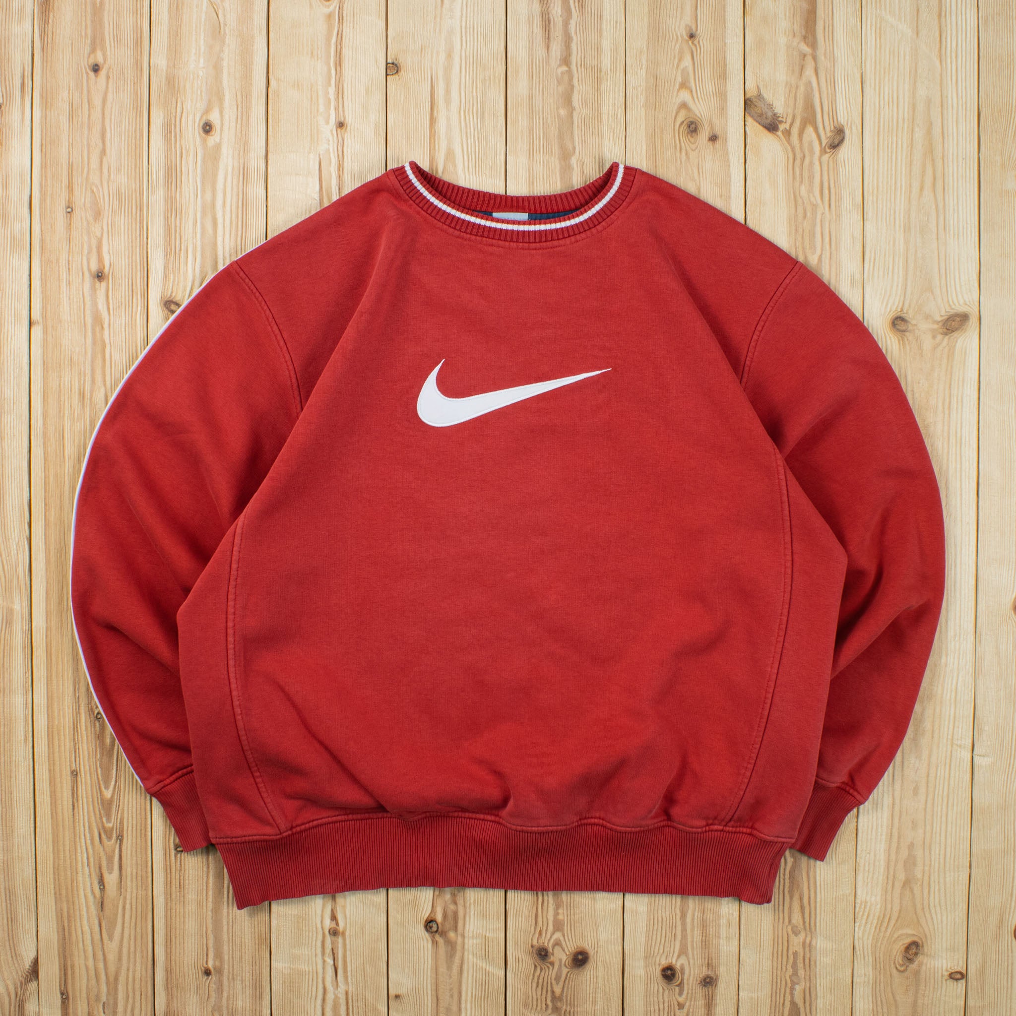 (L) Vintage Nike Swoosh Embroidered Sweatshirt