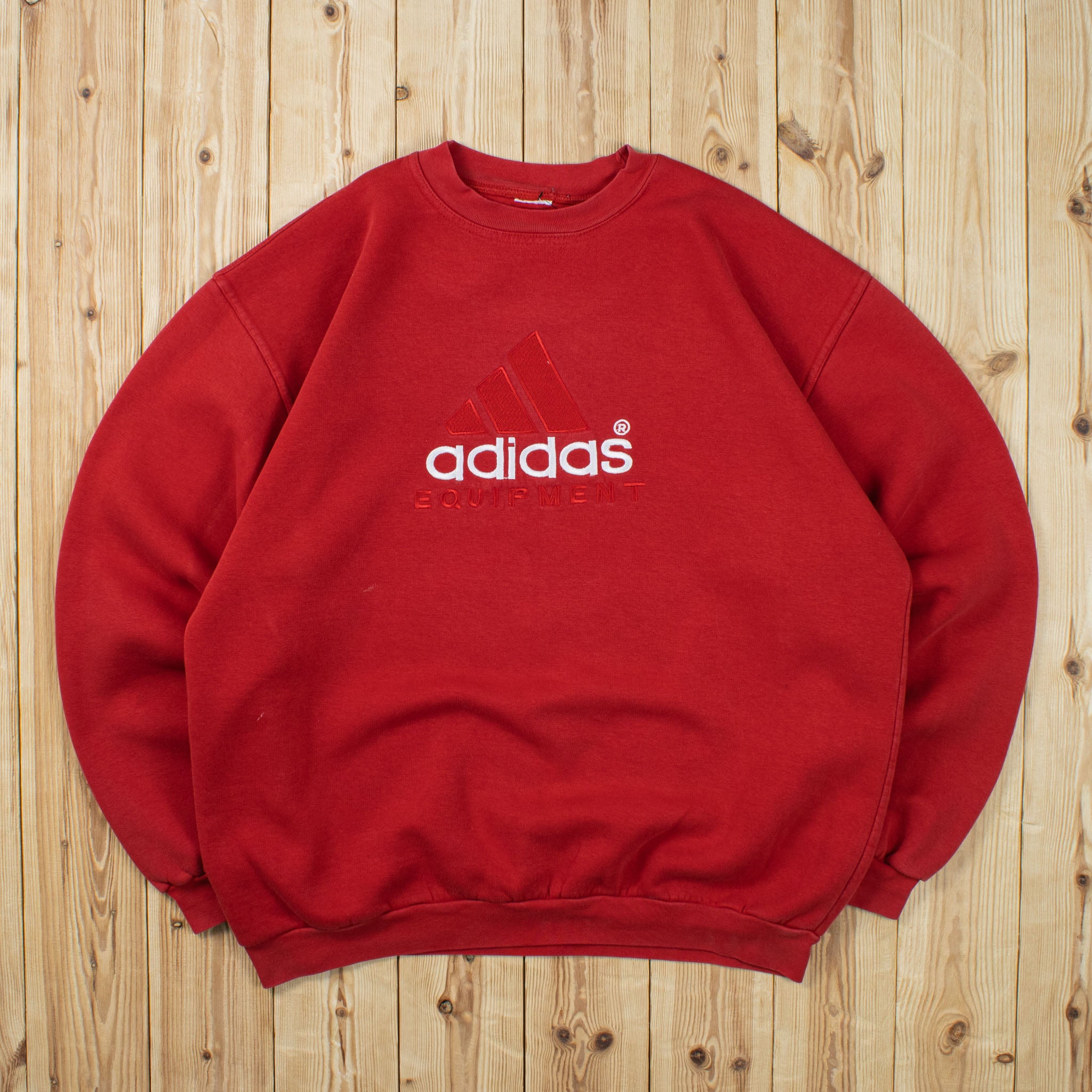 (L) Vintage Adidas Equipment Embroidered Sweatshirt